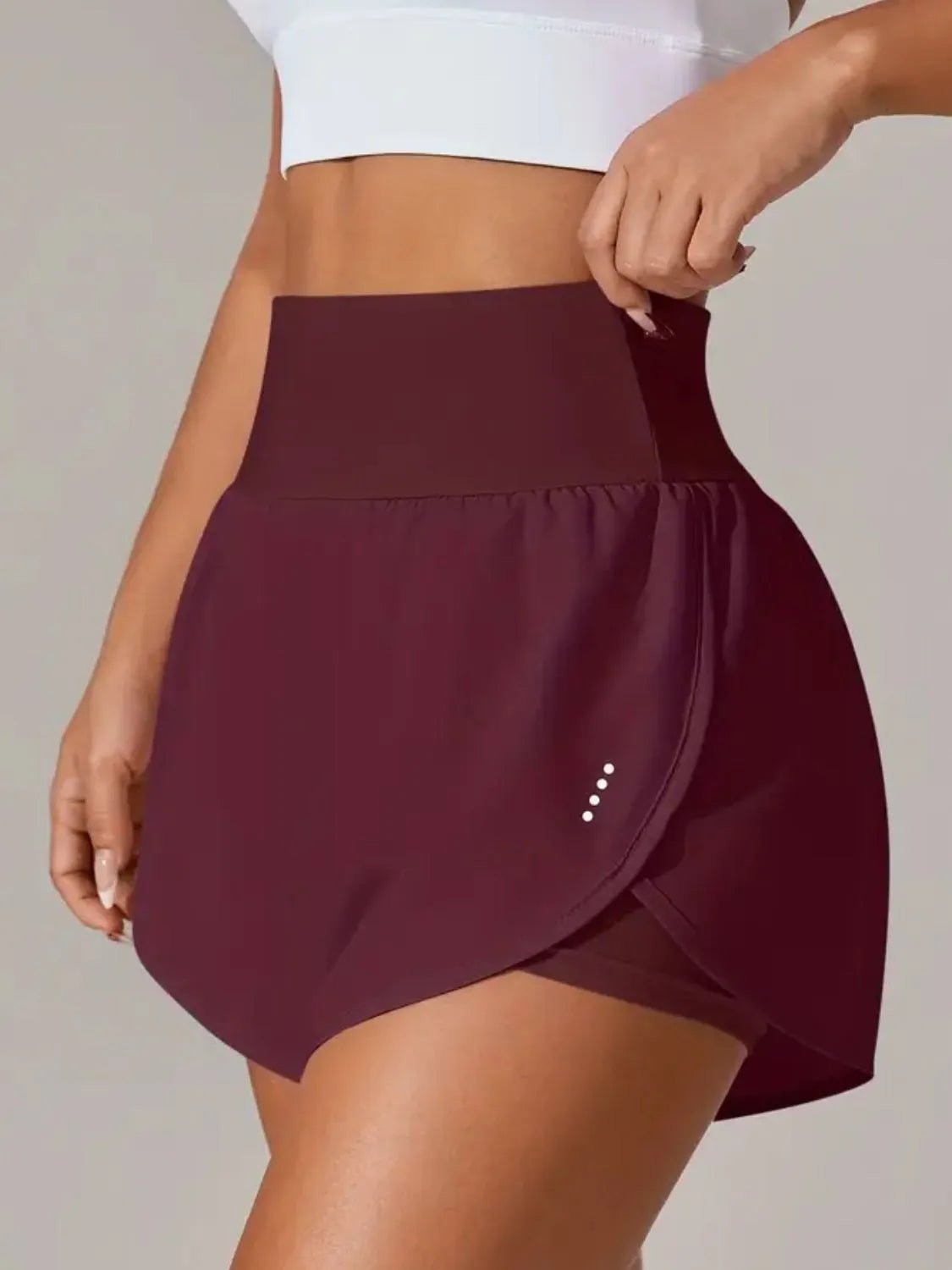 Pocketed High Waist Active Shorts designed for comfort and style at Lookzlike