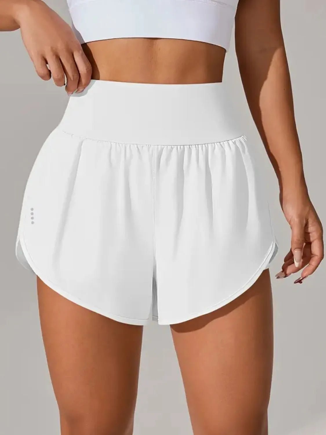 Pocketed High Waist Active Shorts designed for comfort and style at Lookzlike