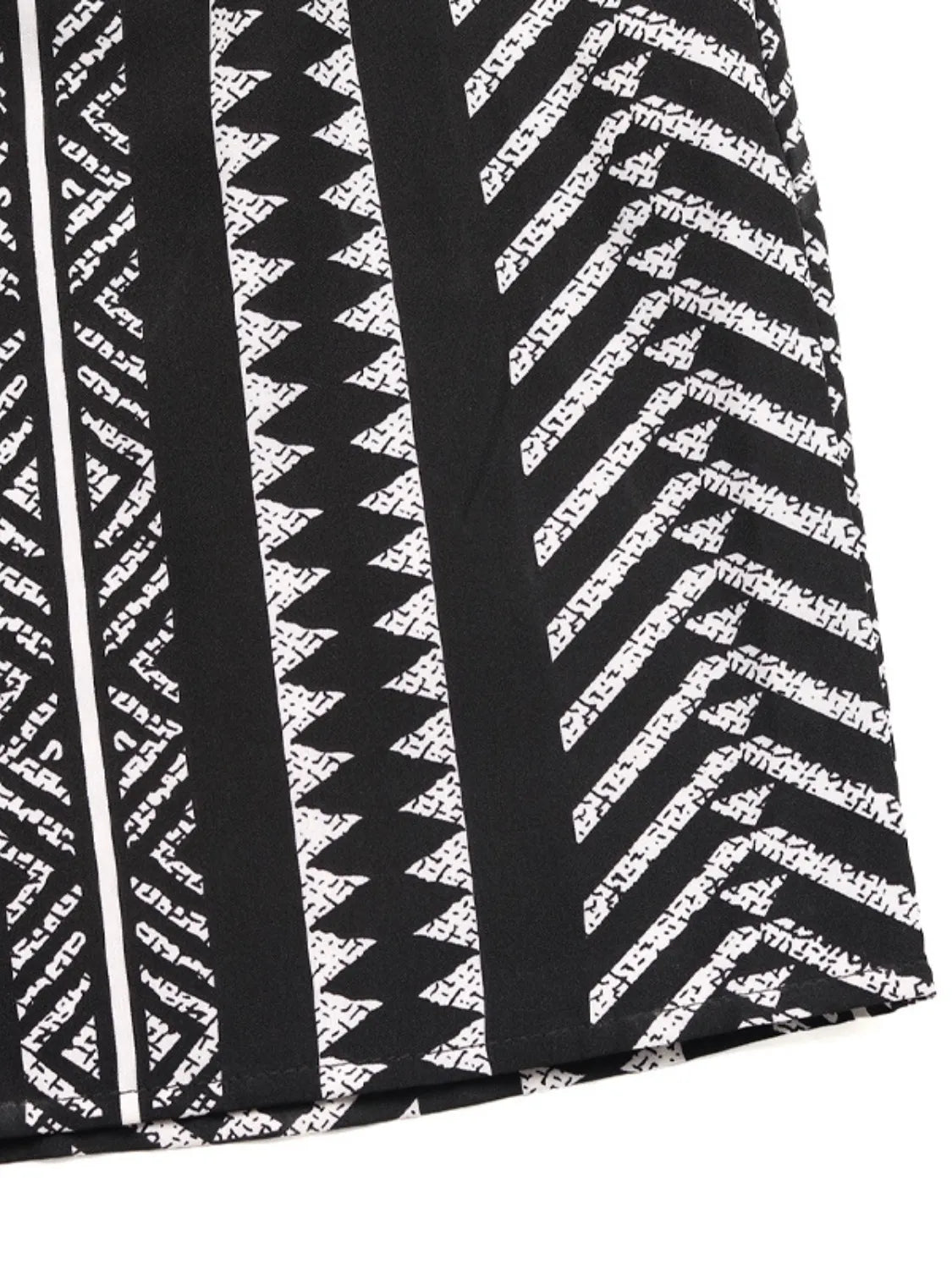 Printed High Waist Skirt - Lookzlike