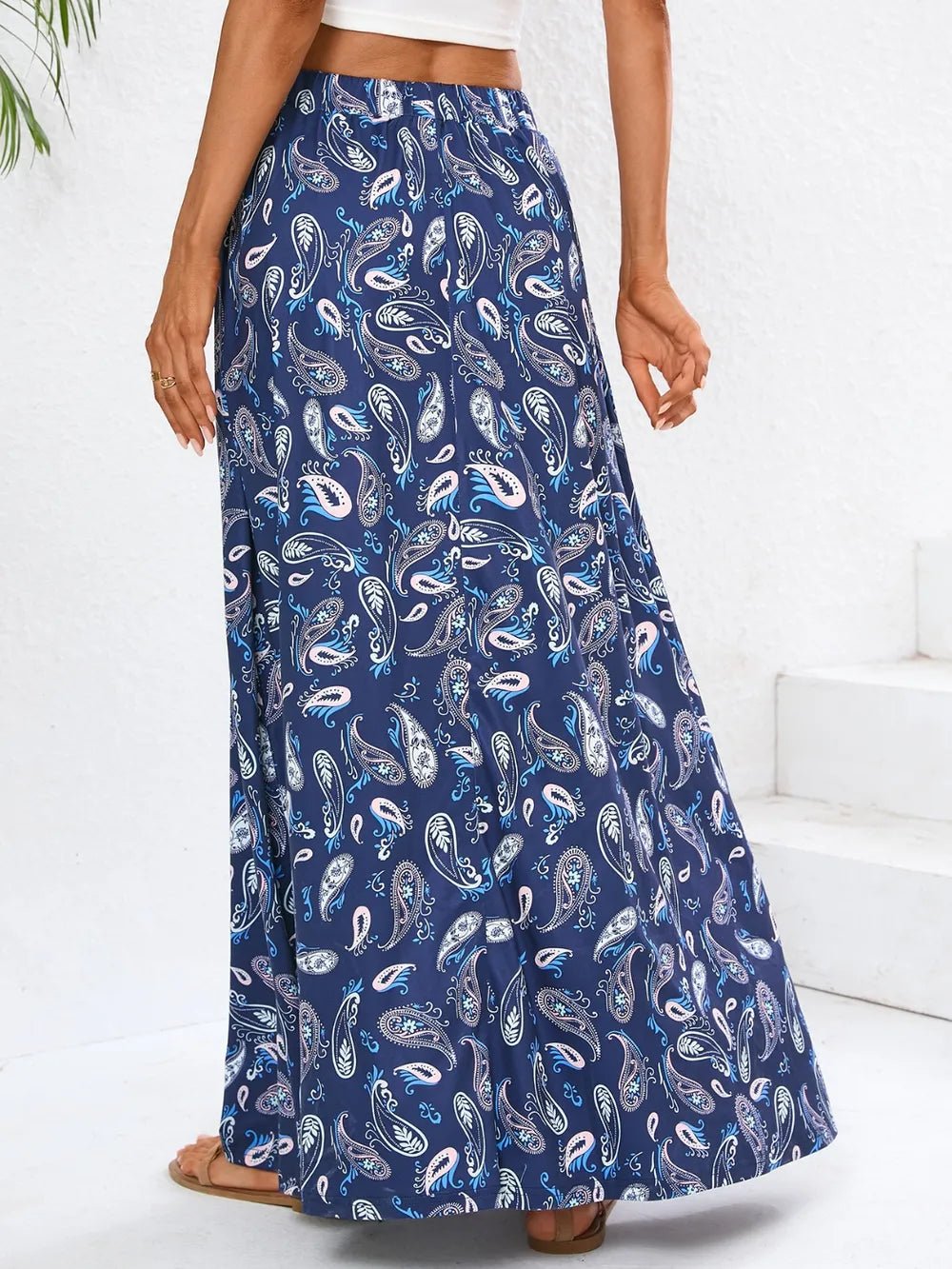 Printed Maxi Skirt - Lookzlike