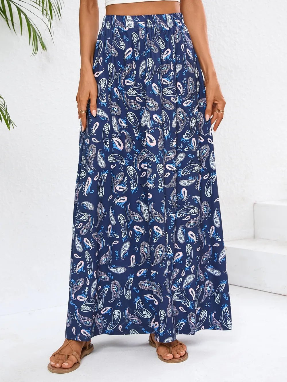 Printed Maxi Skirt - Lookzlike