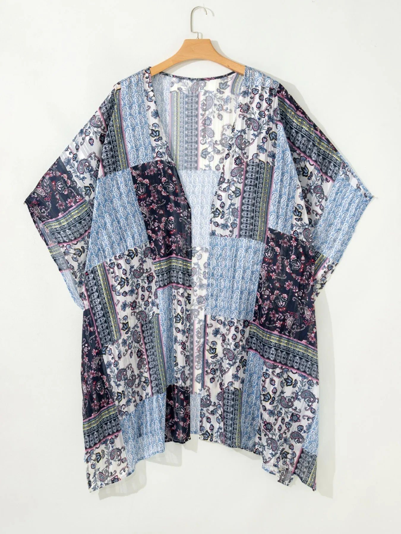 Printed Open Front Cover Up - Lookzlike