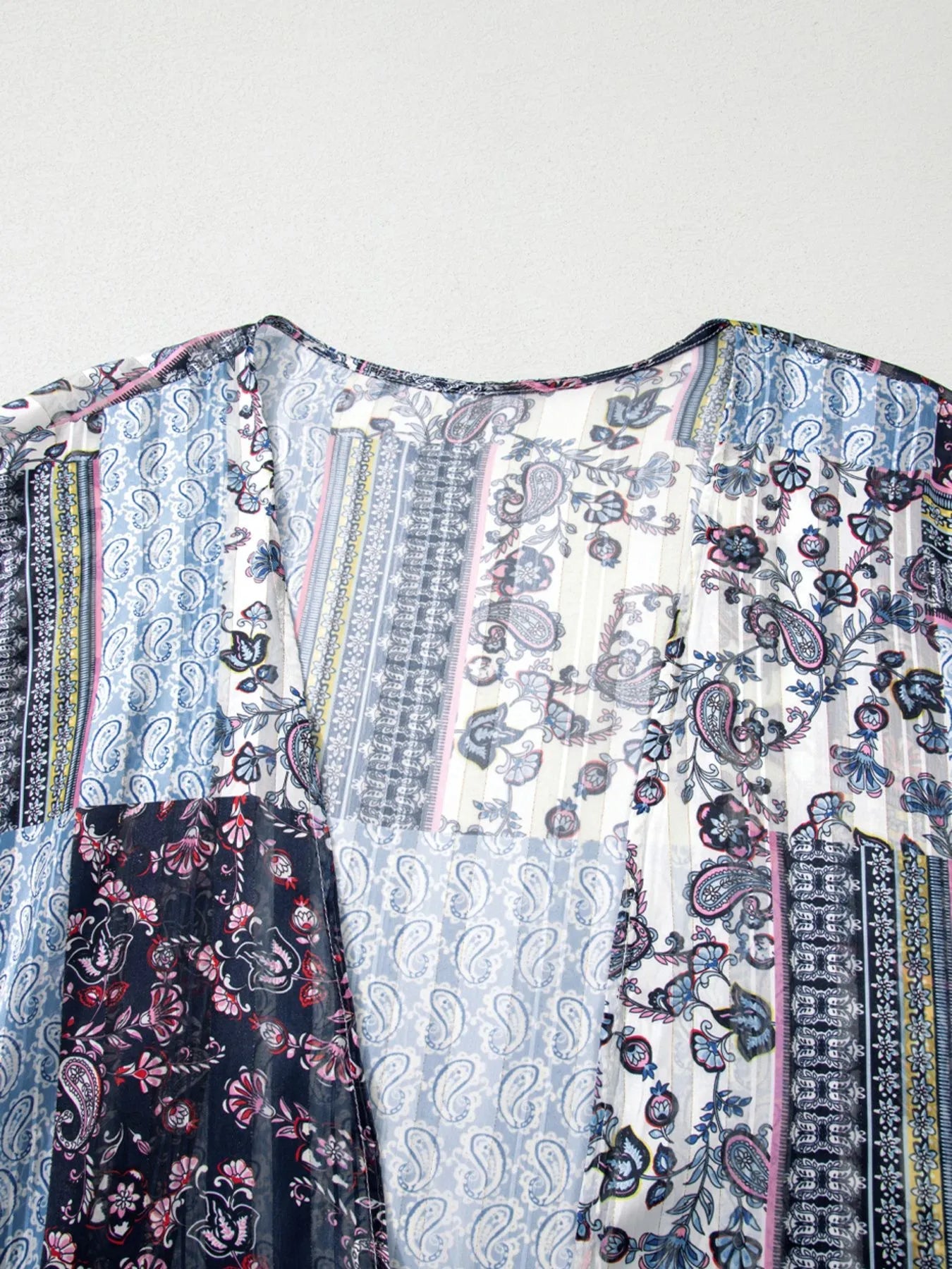 Printed Open Front Cover Up - Lookzlike