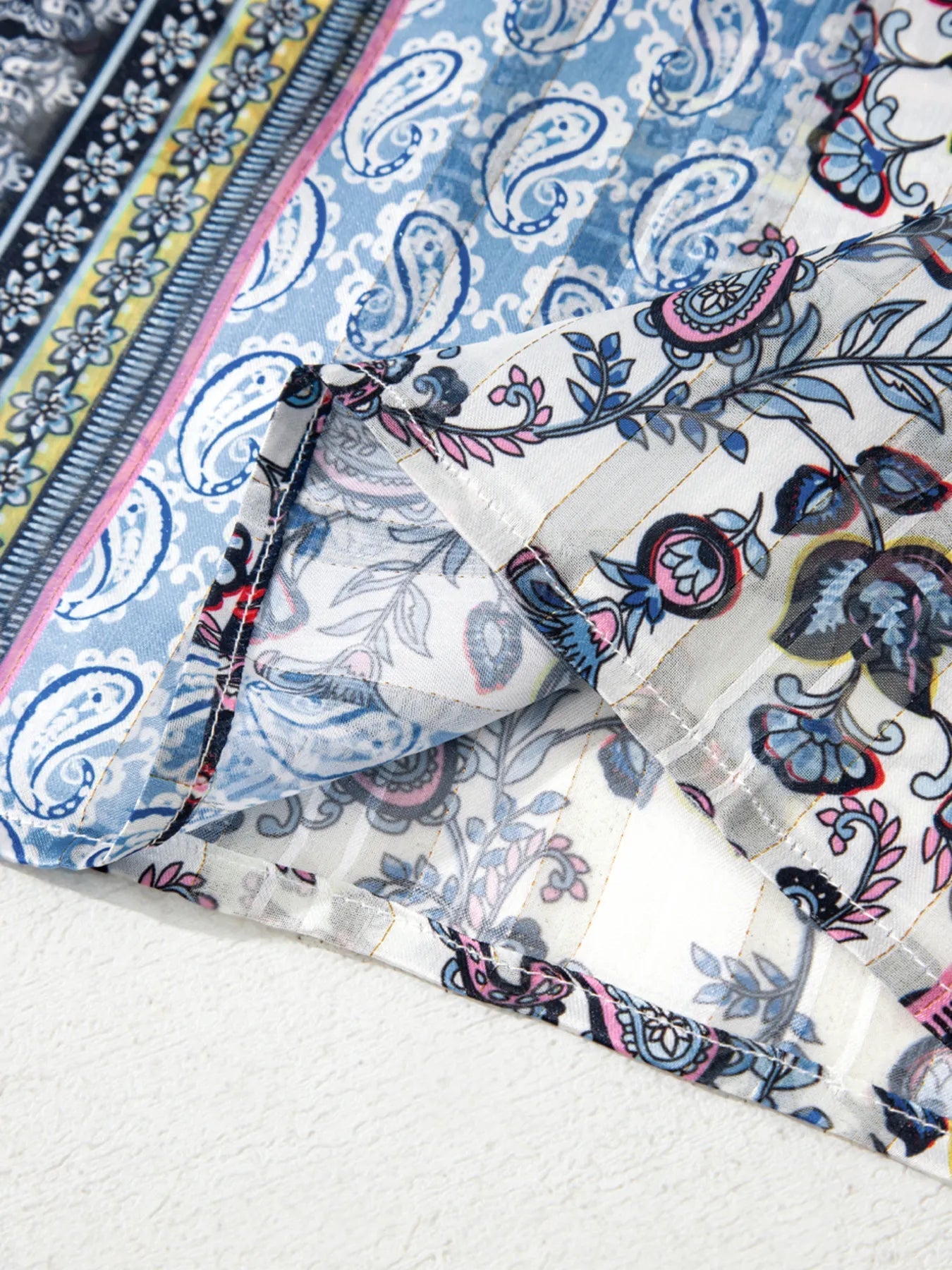 Printed Open Front Cover Up - Lookzlike