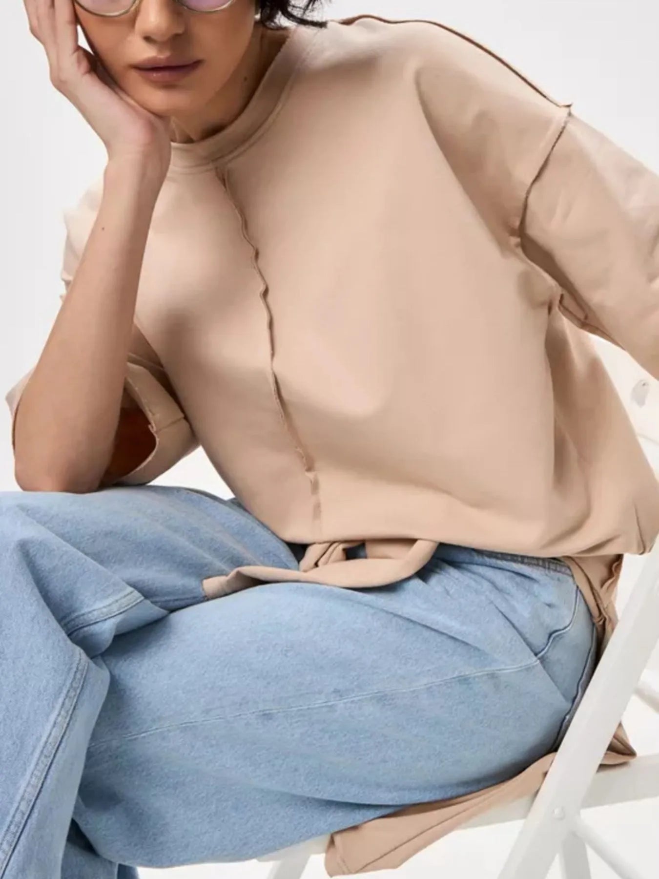 Round Neck Half Sleeve T-Shirt - Lookzlike