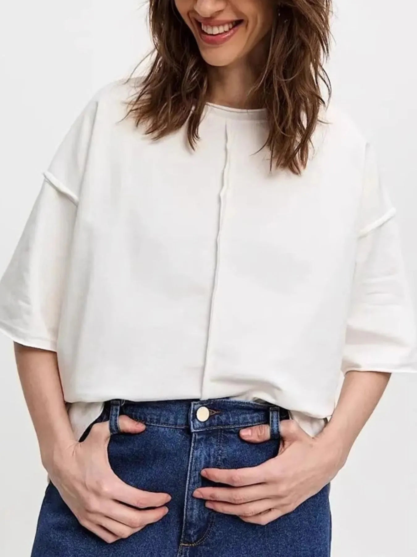 Round Neck Half Sleeve T-Shirt - Lookzlike