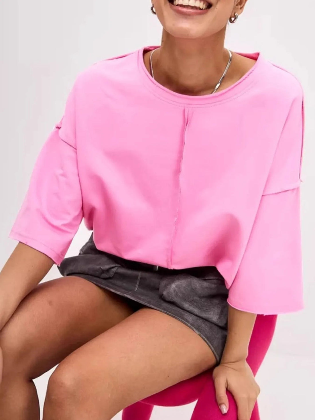 Round Neck Half Sleeve T-Shirt - Lookzlike