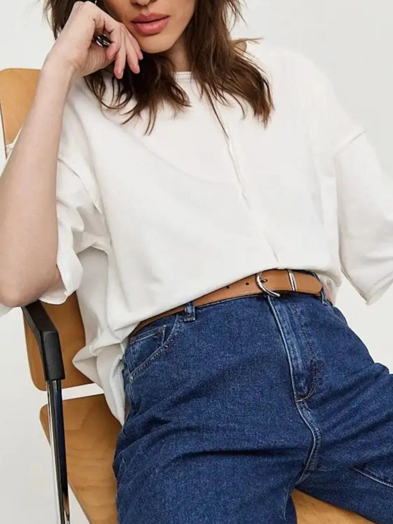 Round Neck Half Sleeve T-Shirt - Lookzlike
