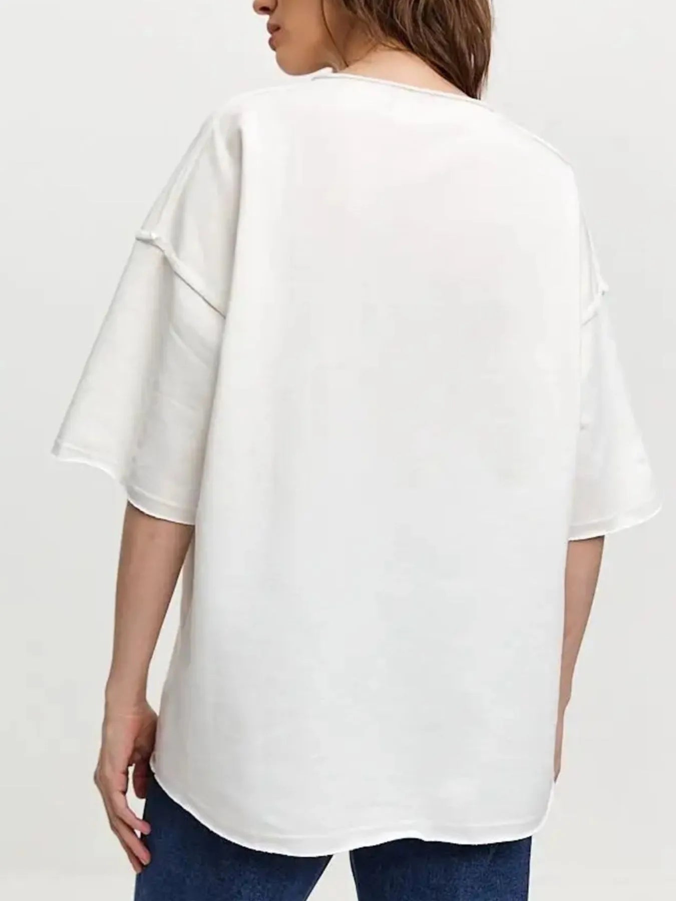 Round Neck Half Sleeve T-Shirt - Lookzlike