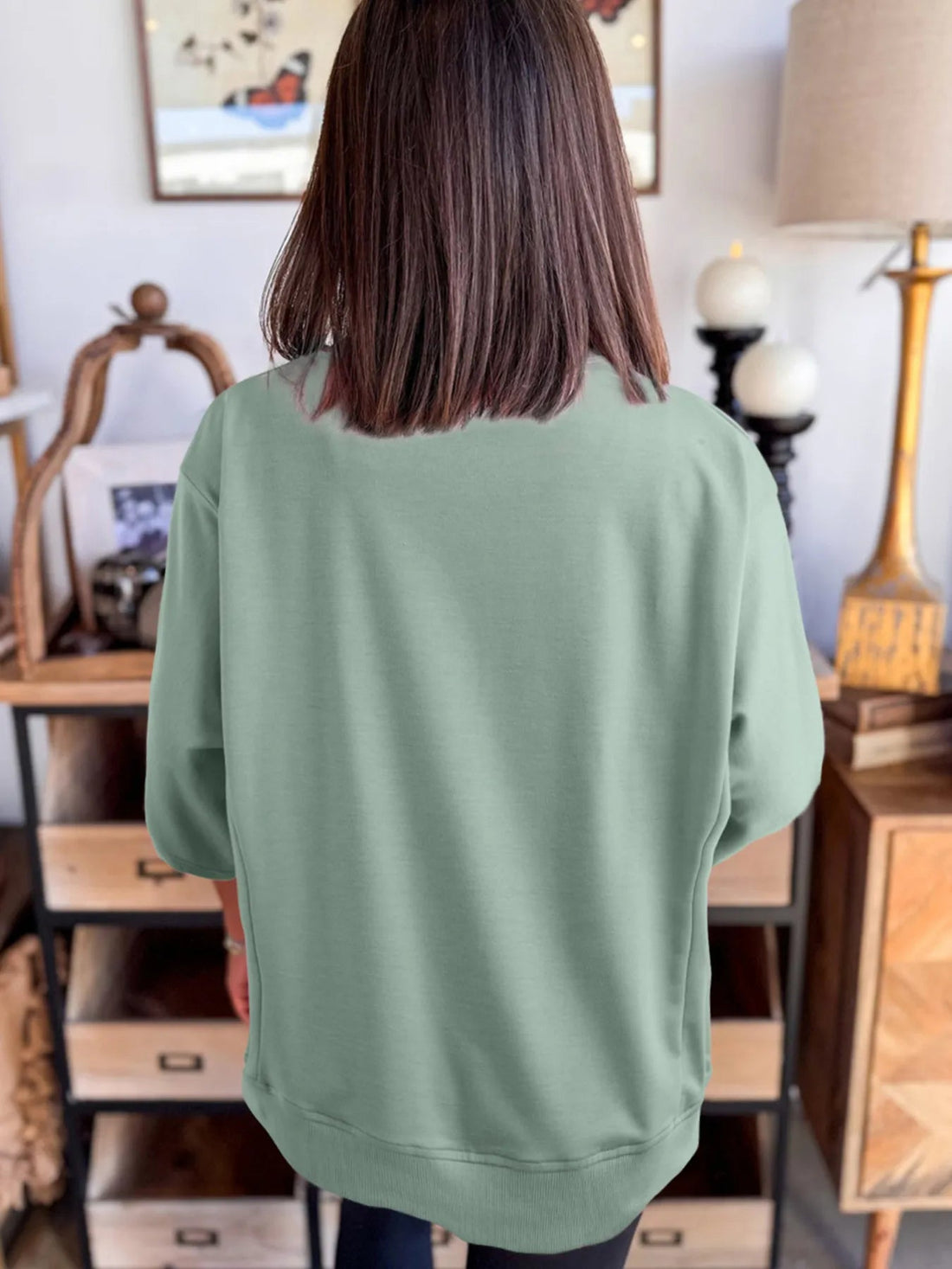 Round Neck Oversized T-Shirt - Lookzlike
