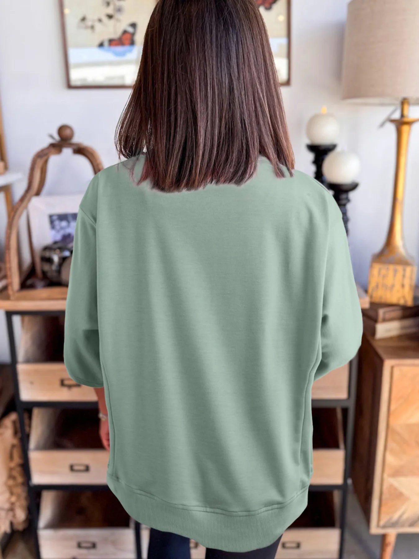 Round Neck Oversized T-Shirt - Lookzlike