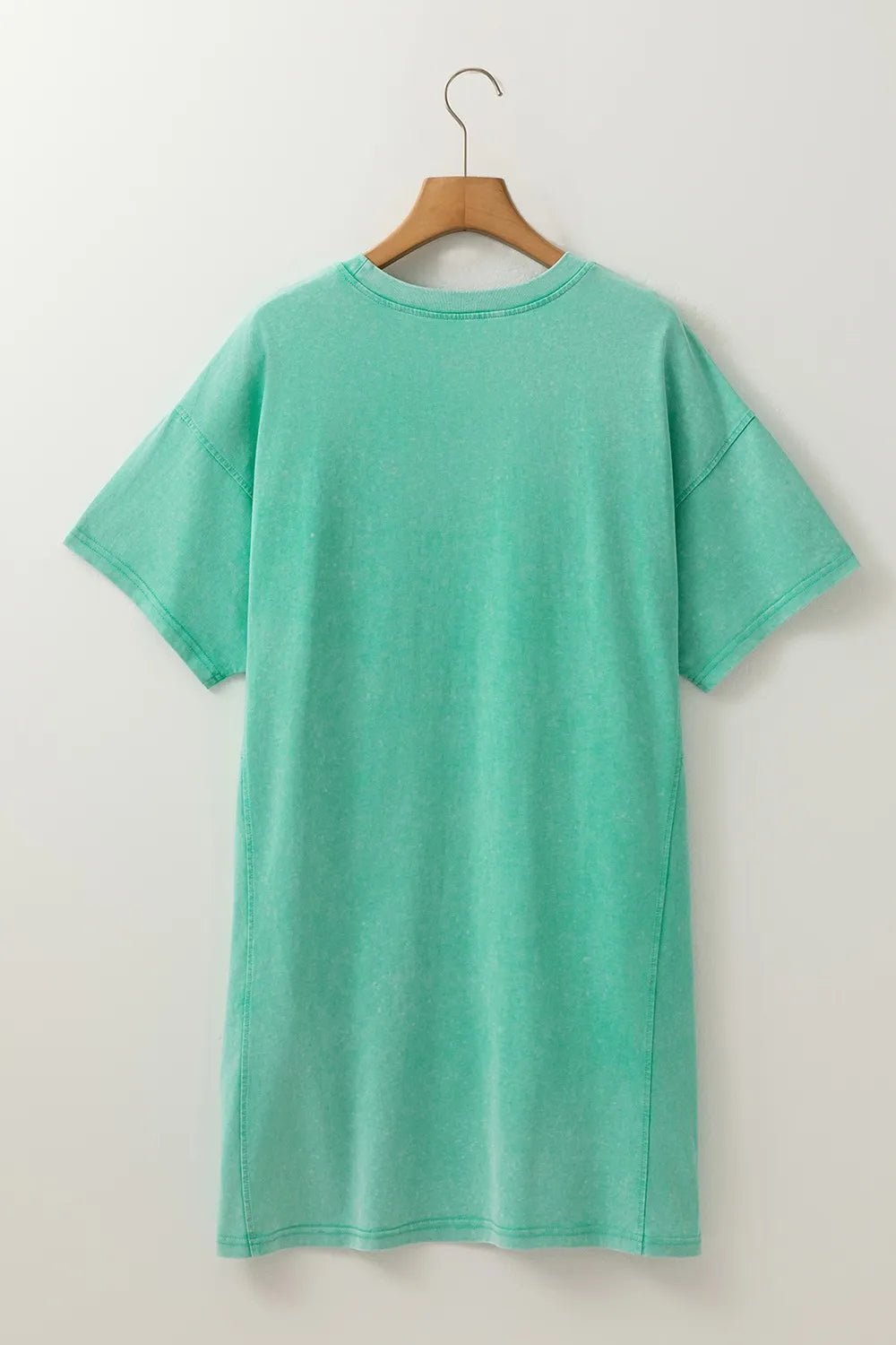 Round Neck Short Sleeve Tee Dress - Lookzlike