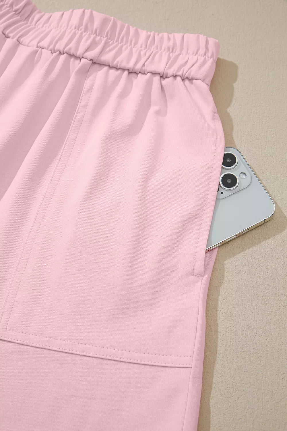 Round Neck Tee and Shorts Set designed for comfort and style at Lookzlike