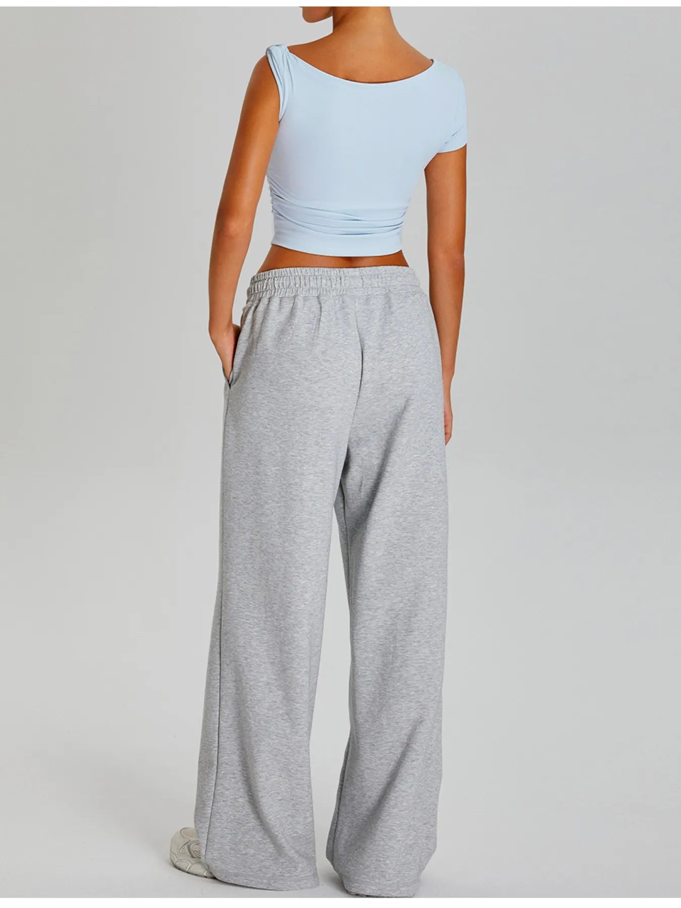 Ruched Side Crop T-Shirt - Lookzlike