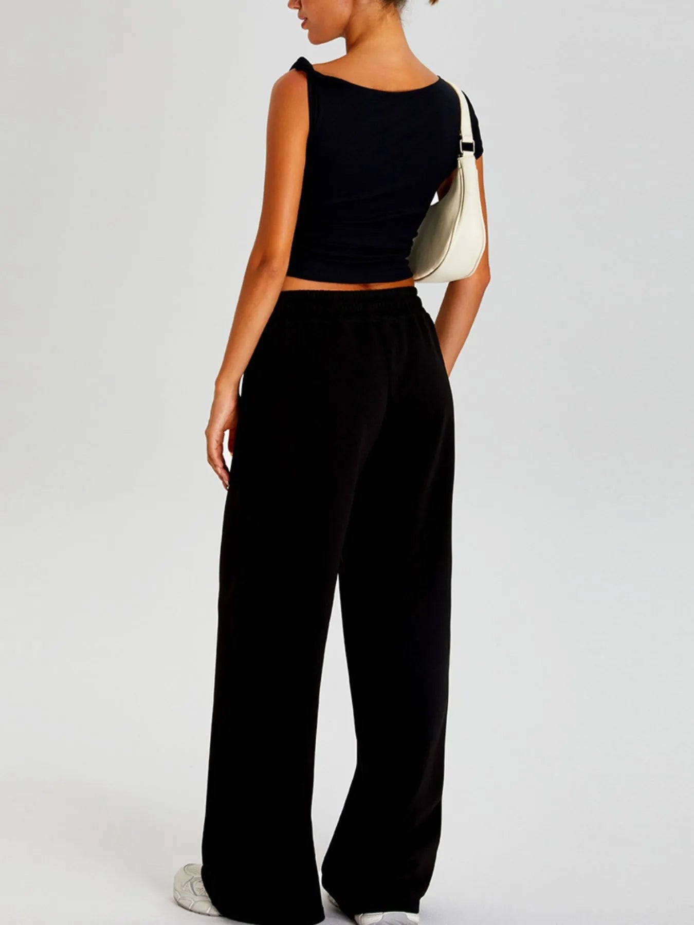 Ruched Side Crop T-Shirt - Lookzlike