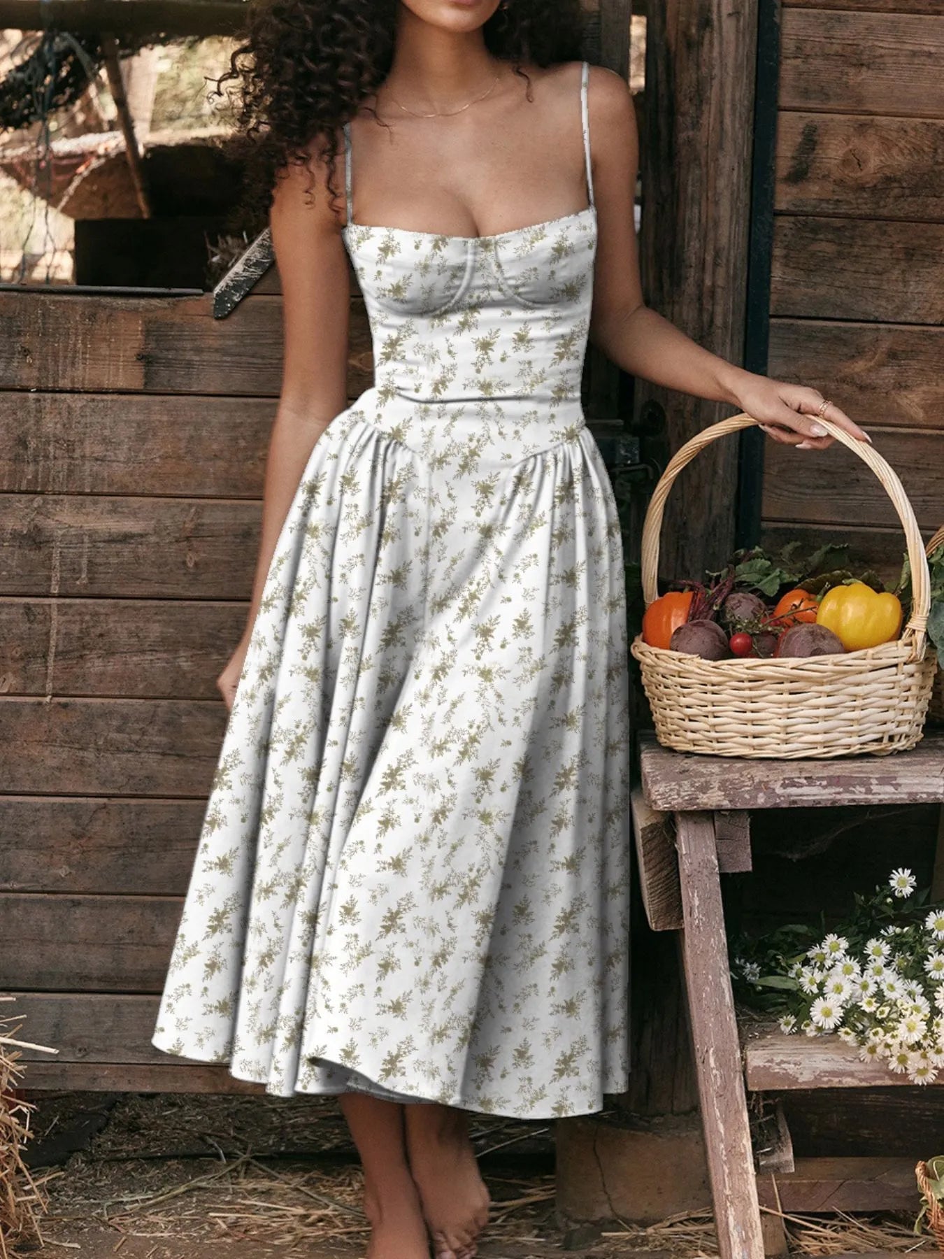 Ruched Sweetheart Neck Cami Dress designed for comfort and style at Lookzlike