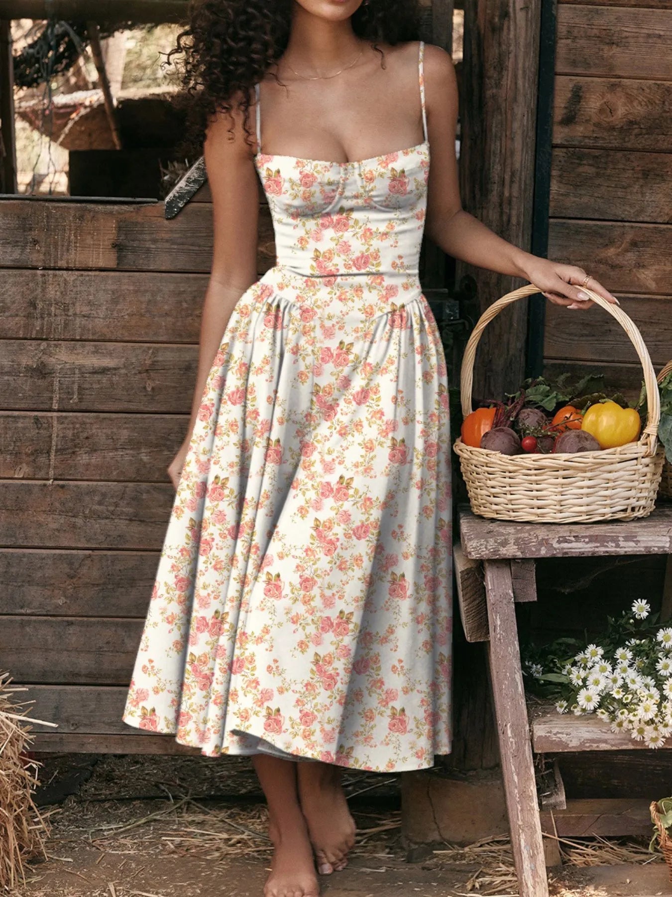 Ruched Sweetheart Neck Cami Dress designed for comfort and style at Lookzlike