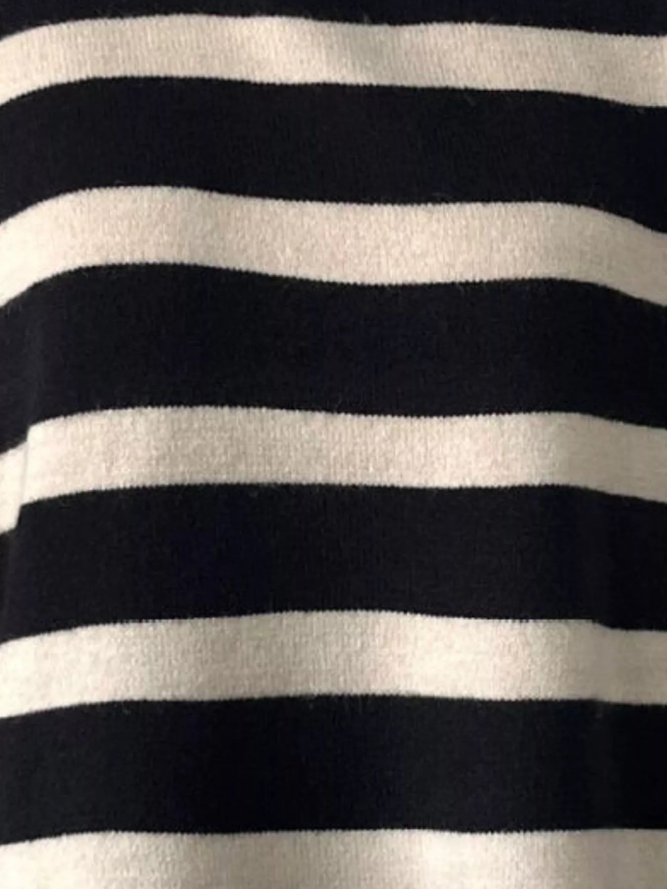 Side Slit Striped Oversized Knit Sweater designed for comfort and style at Lookzlike