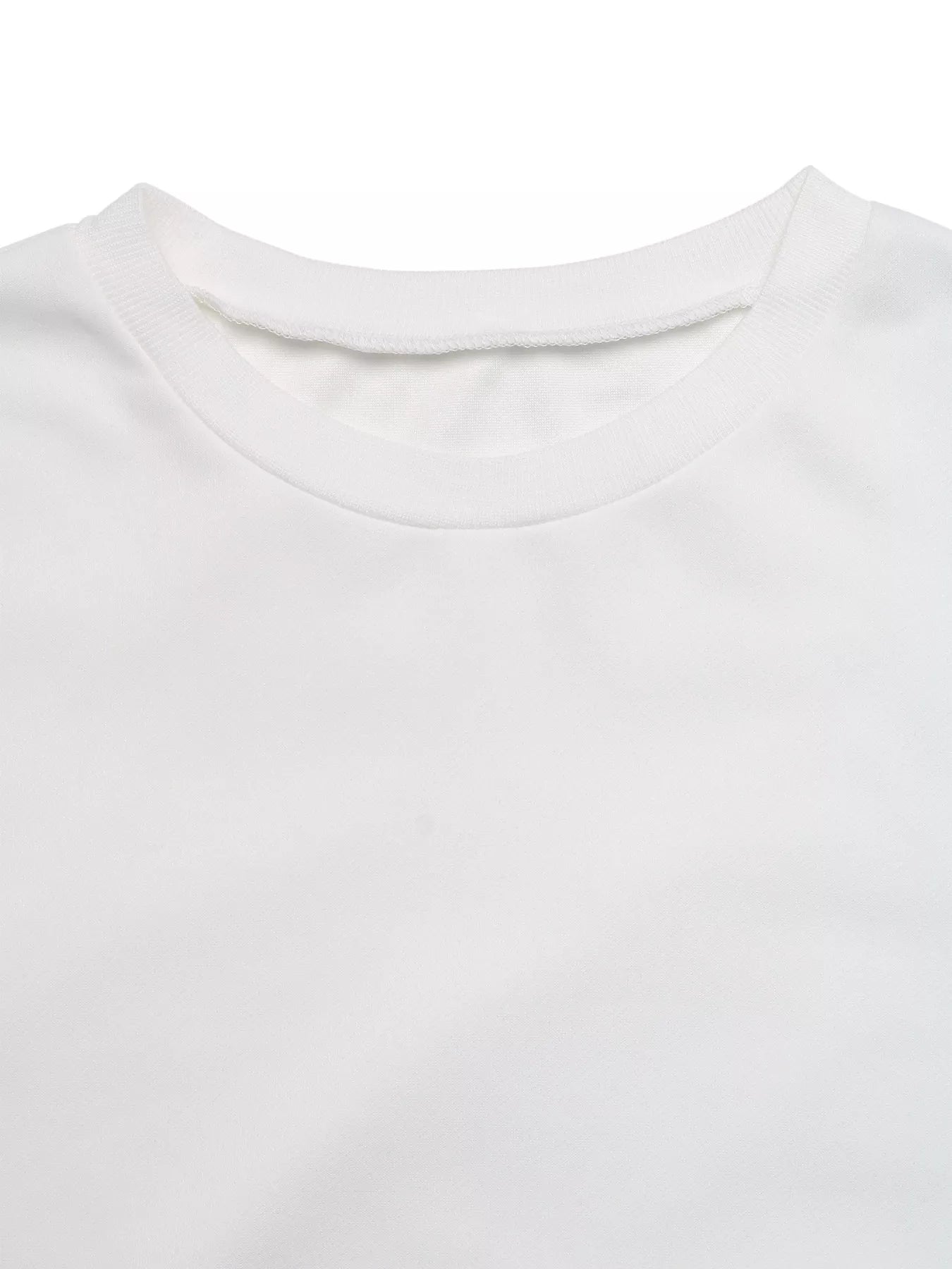 Side Striped Round Neck Sweatshirt designed for comfort and style at Lookzlike