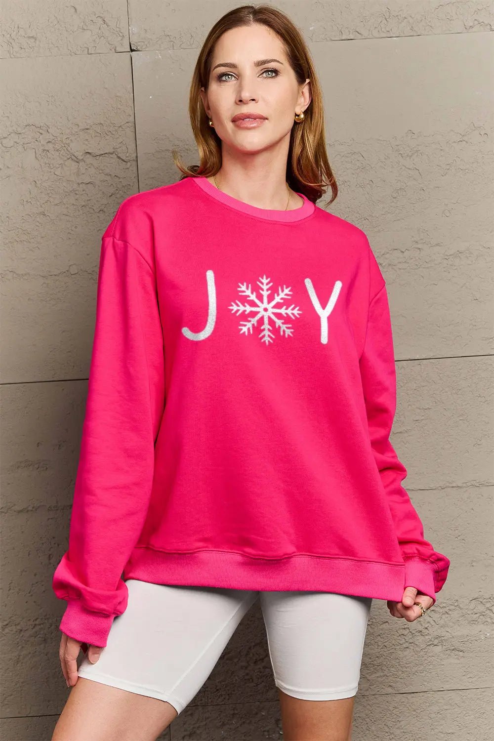 Simply Love Full Size Graphic Long Sleeve Sweatshirt - Lookzlike