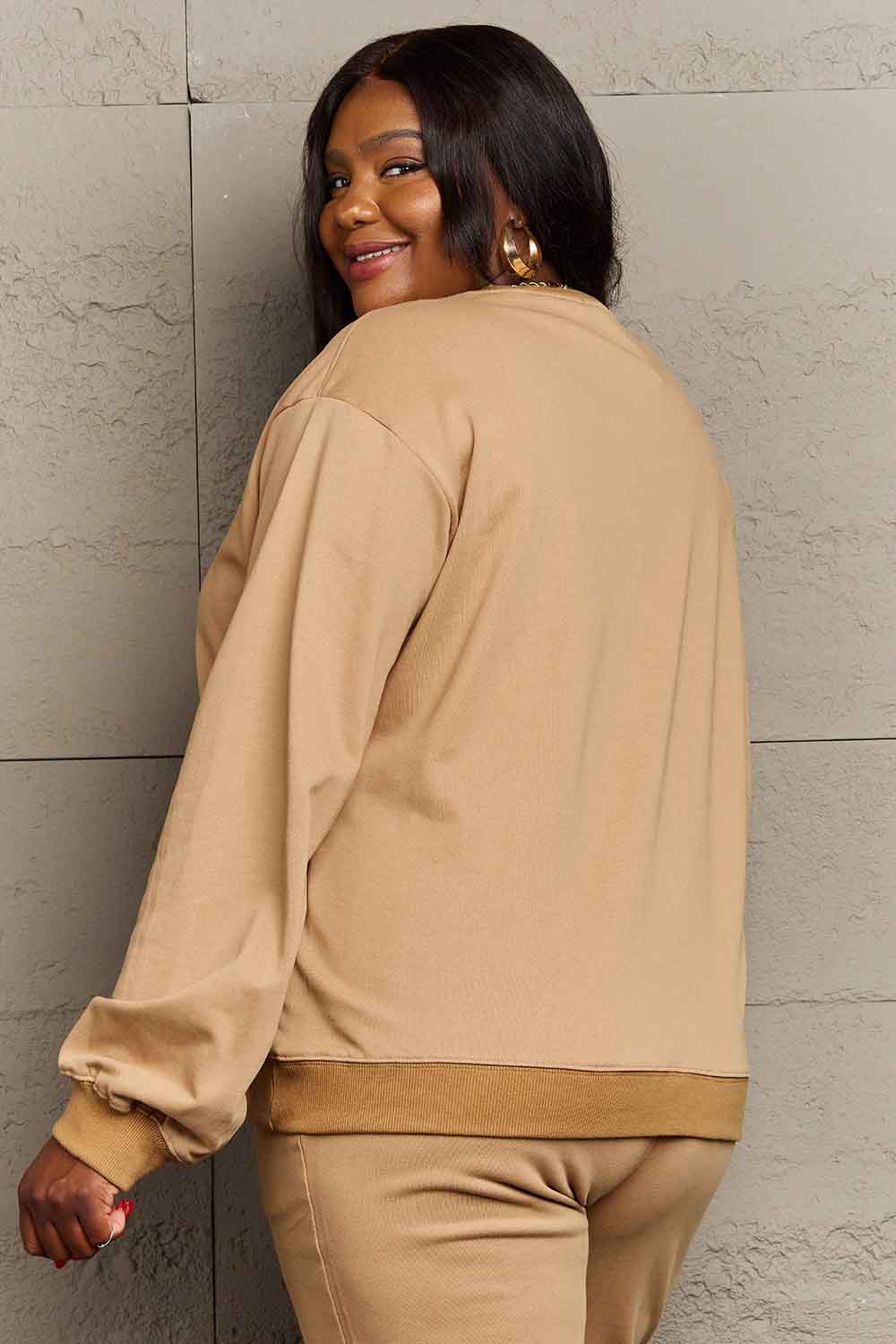 Simply Love Simply Love Full Size GAMEDAY Graphic Sweatshirt - Lookzlike