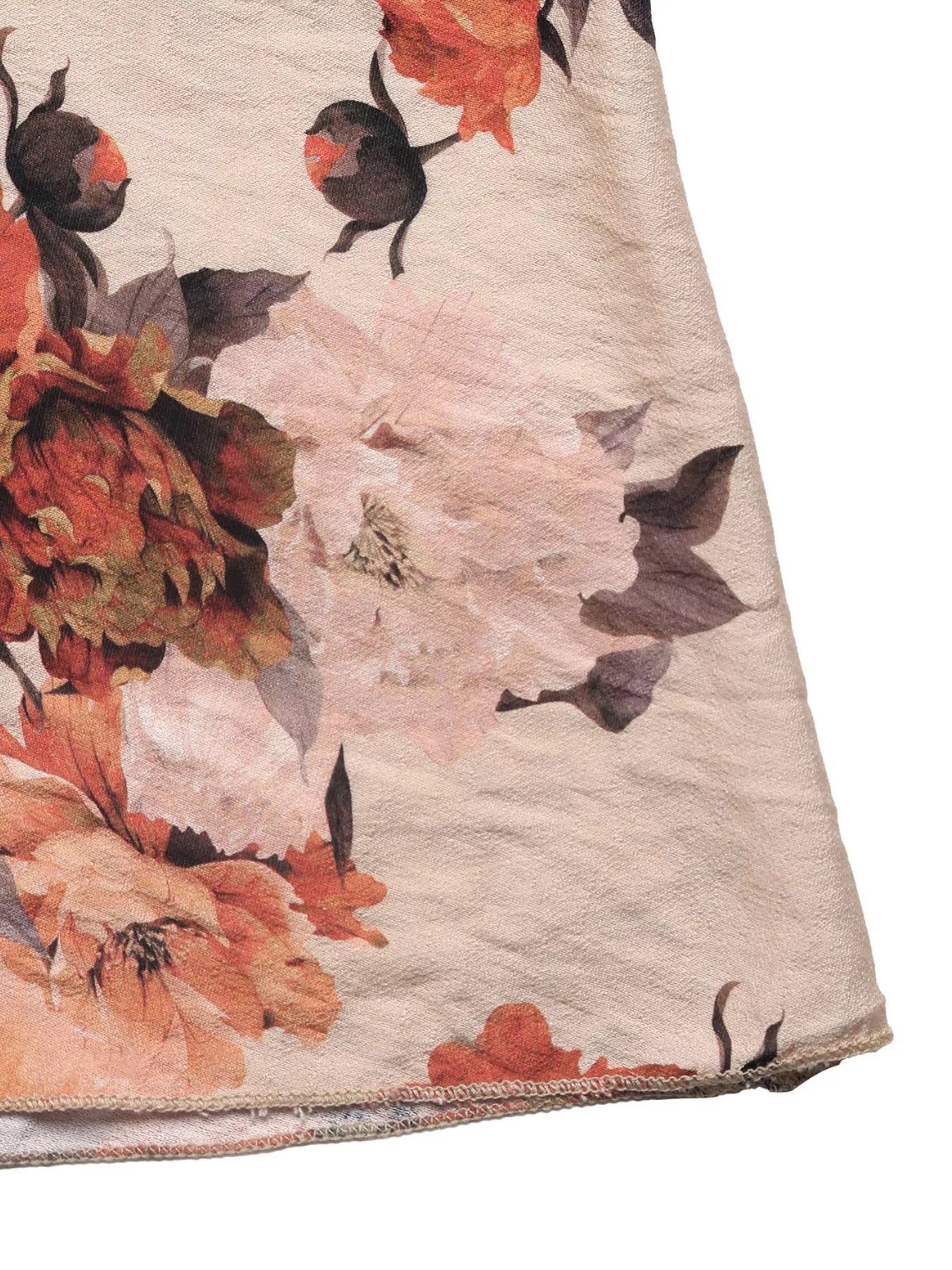 Smocked Floral Print Flounce Sleeve Dress designed for comfort and style at Lookzlike