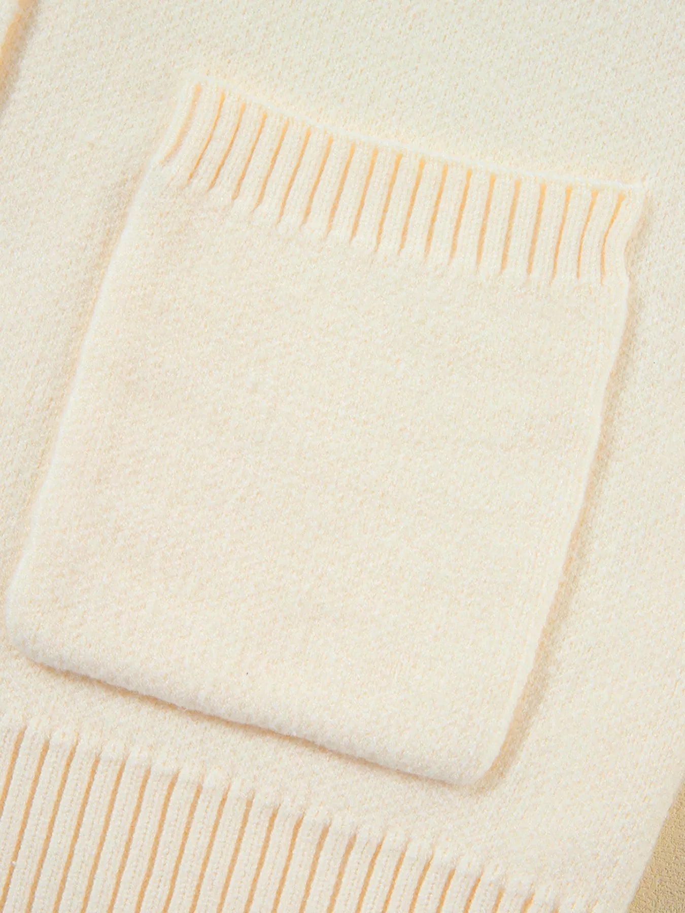 Solid Color Knit Lapel Collar Single Button Sweater Cardigan designed for comfort and style at Lookzlike