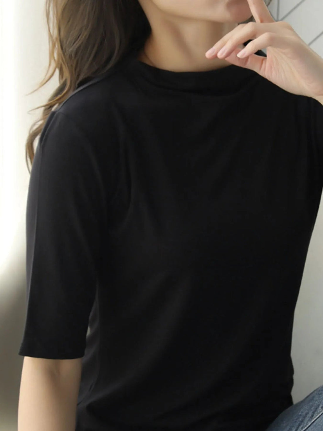 Solid Color Short Sleeve T-Shirt - Lookzlike
