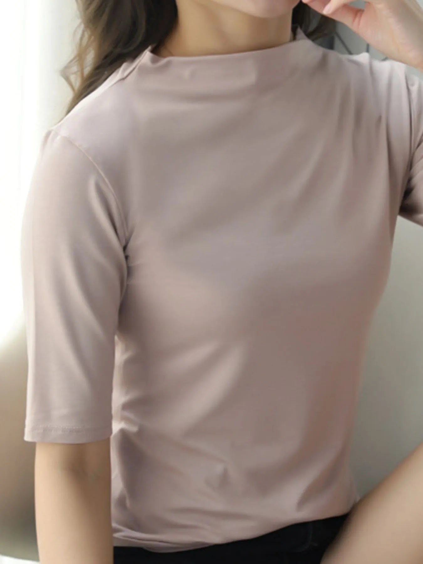 Solid Color Short Sleeve T-Shirt - Lookzlike
