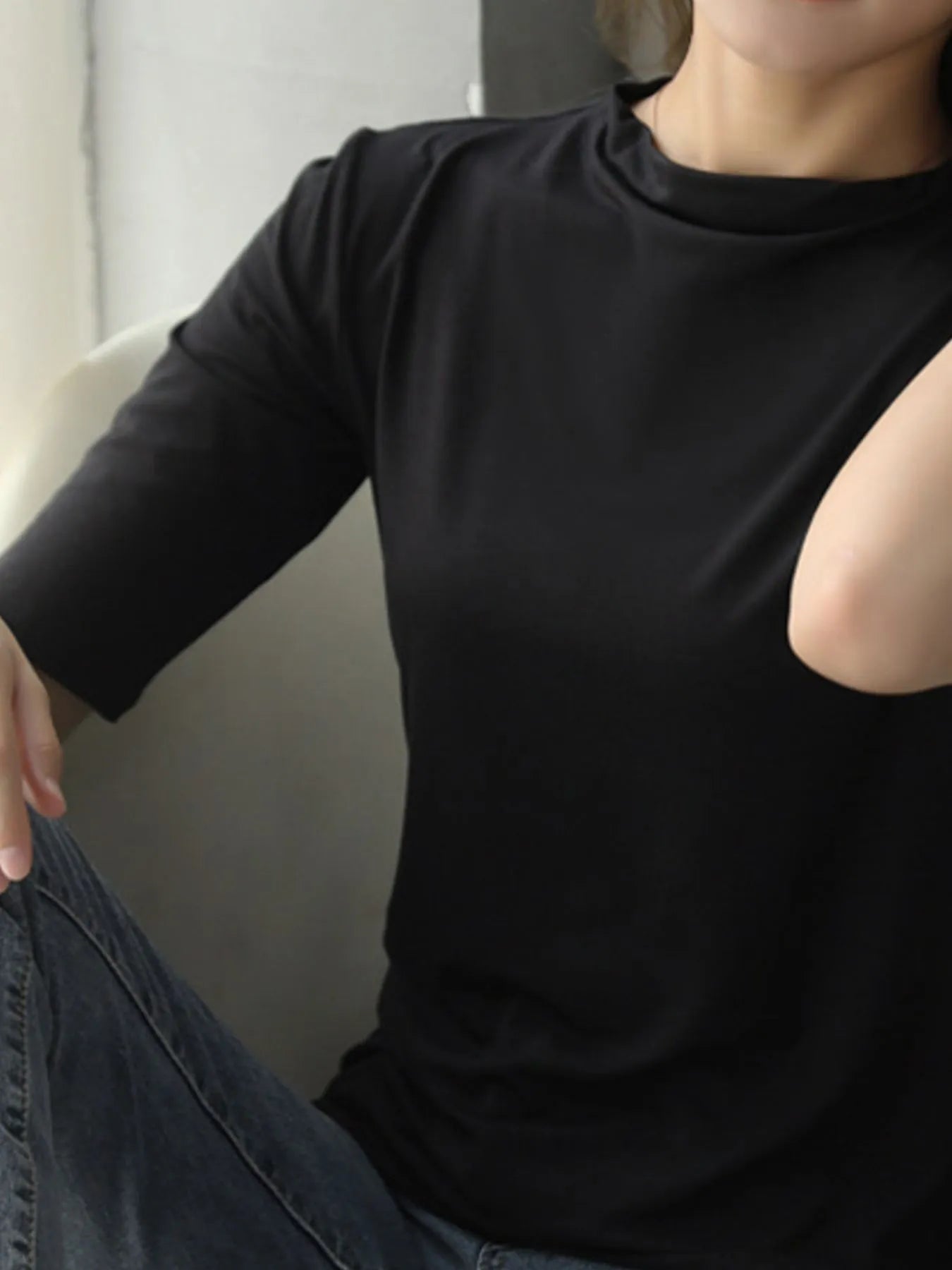 Solid Color Short Sleeve T-Shirt - Lookzlike