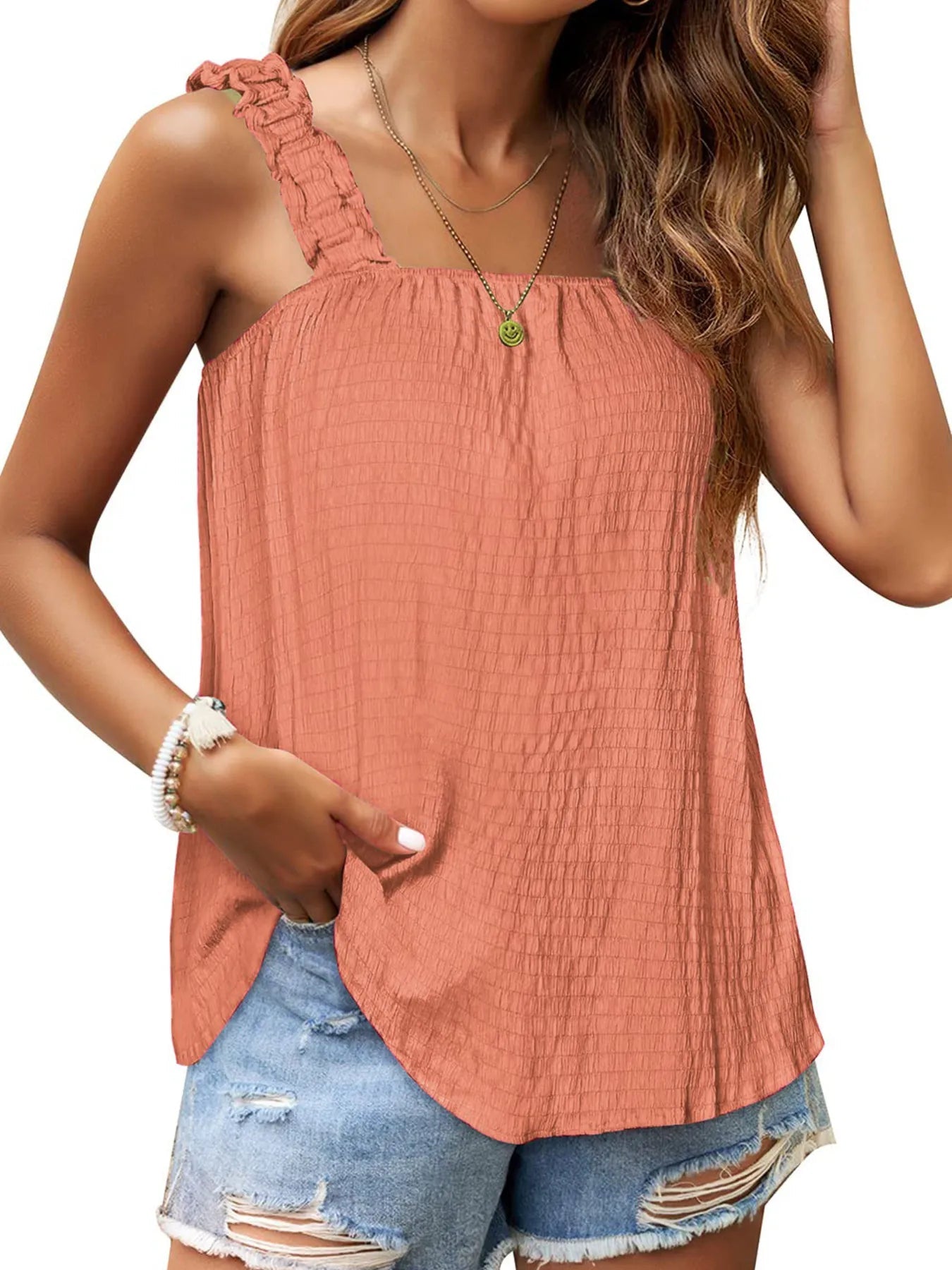 Square Neck Tank Top - Lookzlike