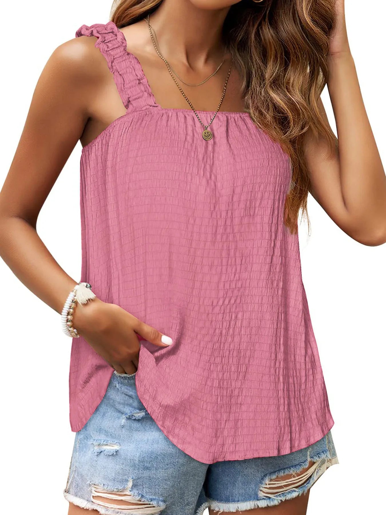 Square Neck Tank Top - Lookzlike