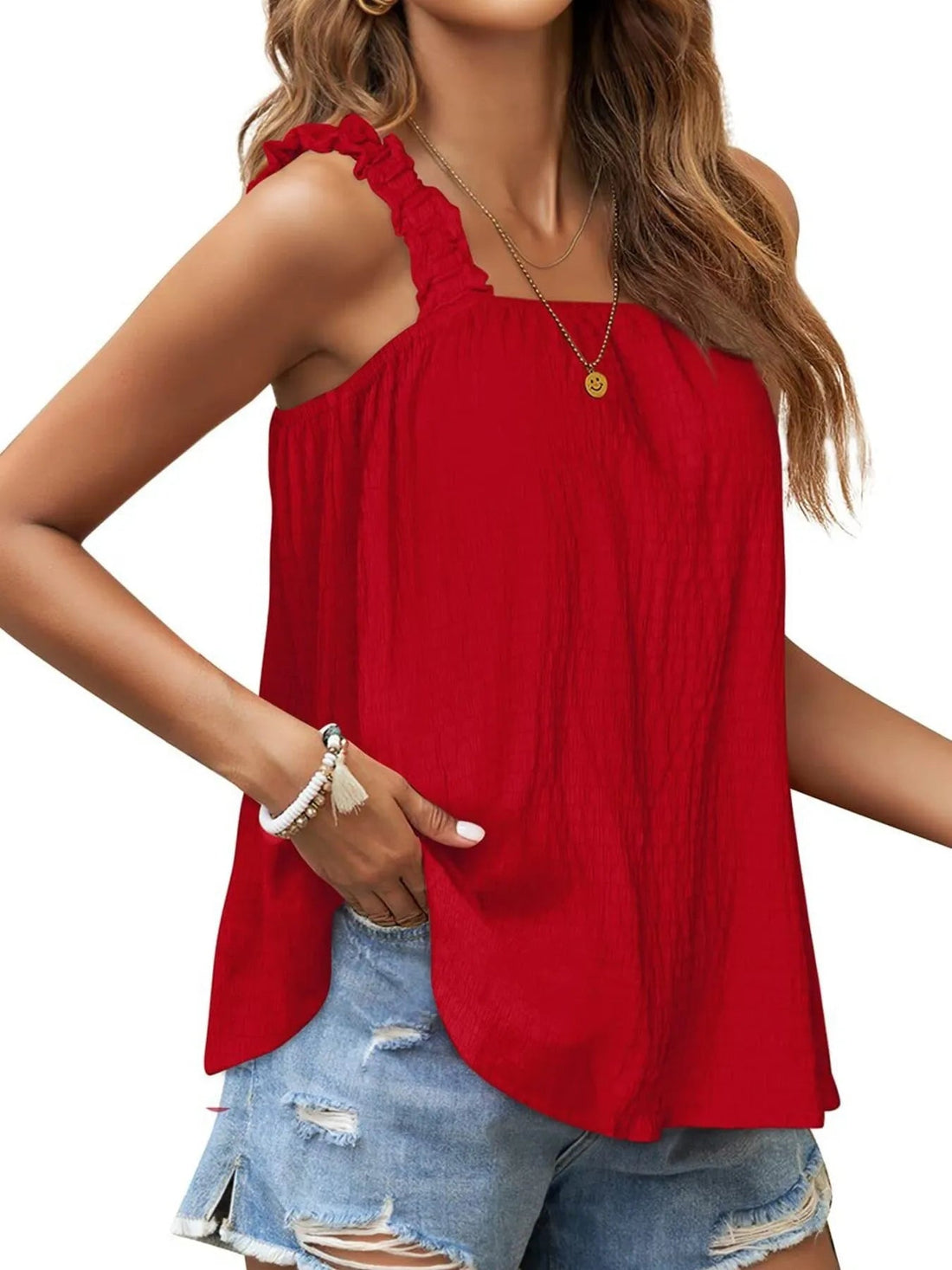 Square Neck Tank Top - Lookzlike