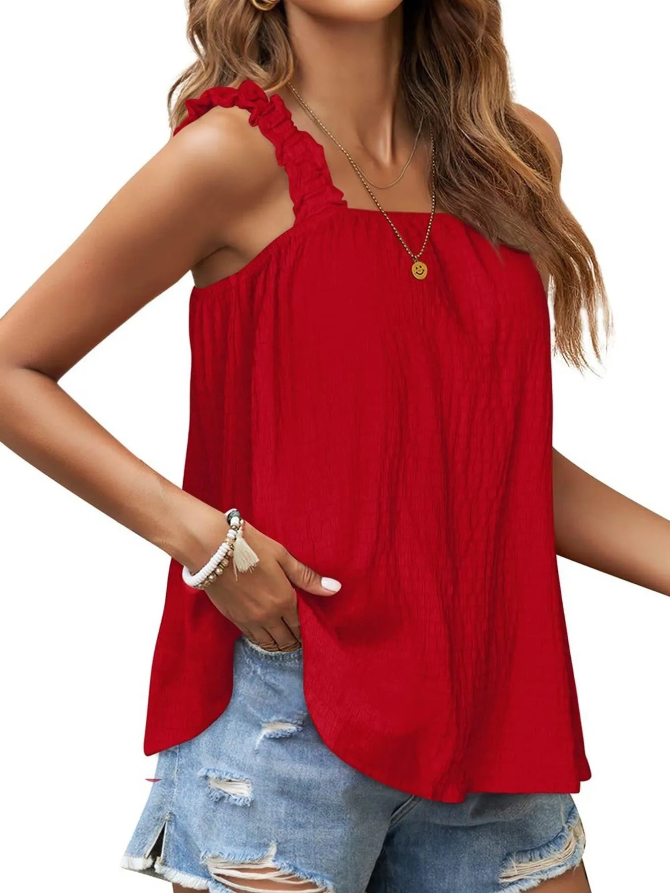 Square Neck Tank Top - Lookzlike