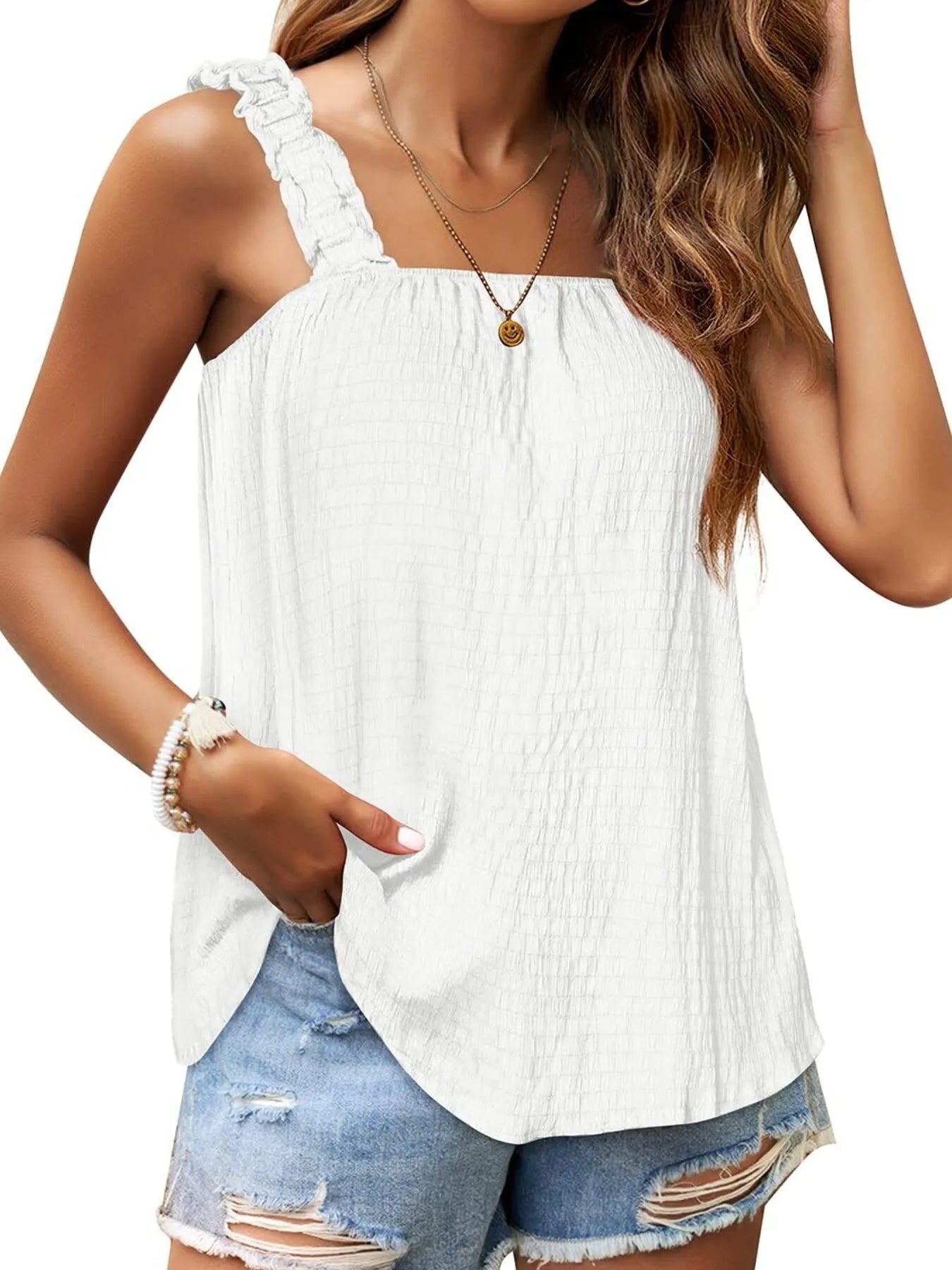 Square Neck Tank Top - Lookzlike