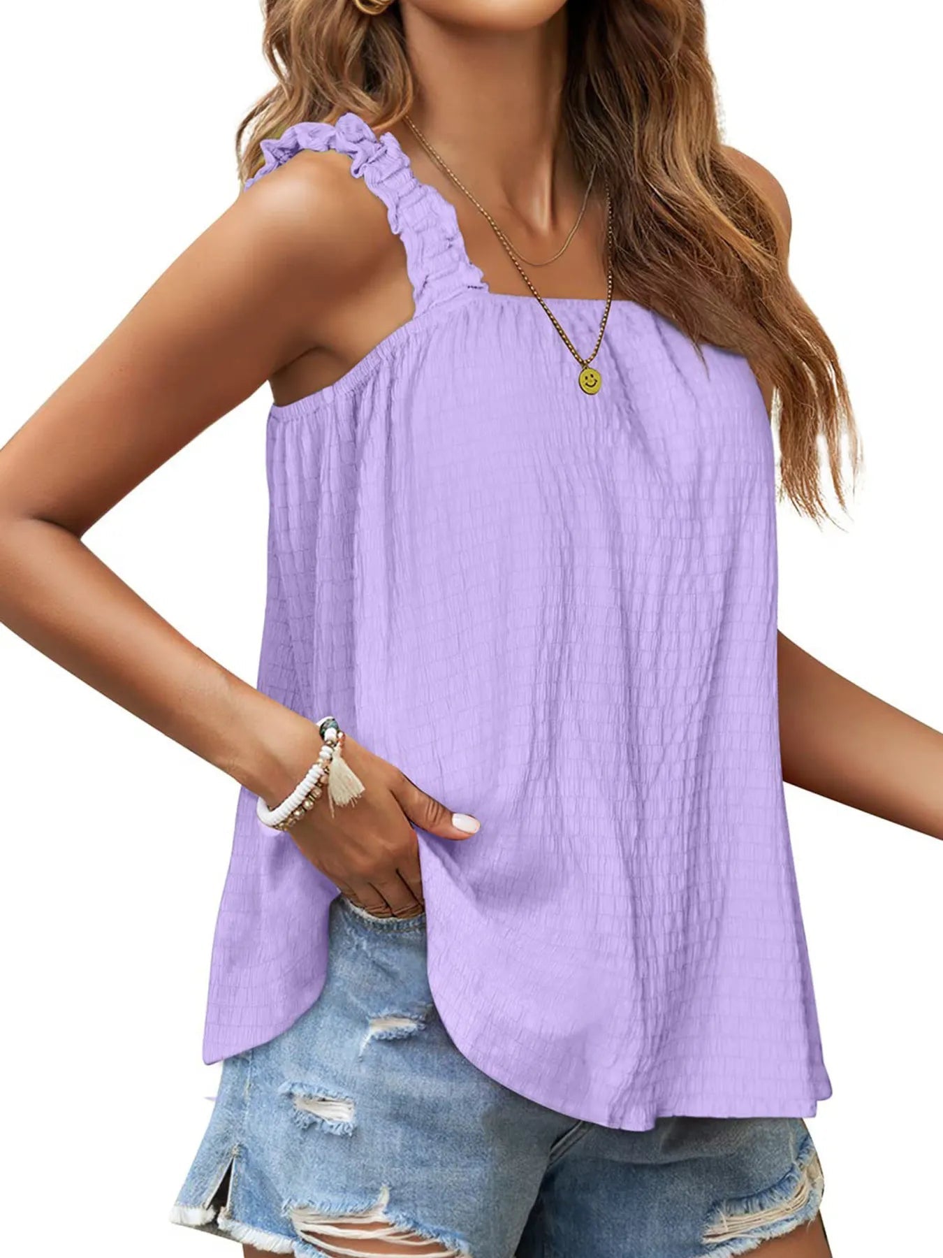 Square Neck Tank Top - Lookzlike