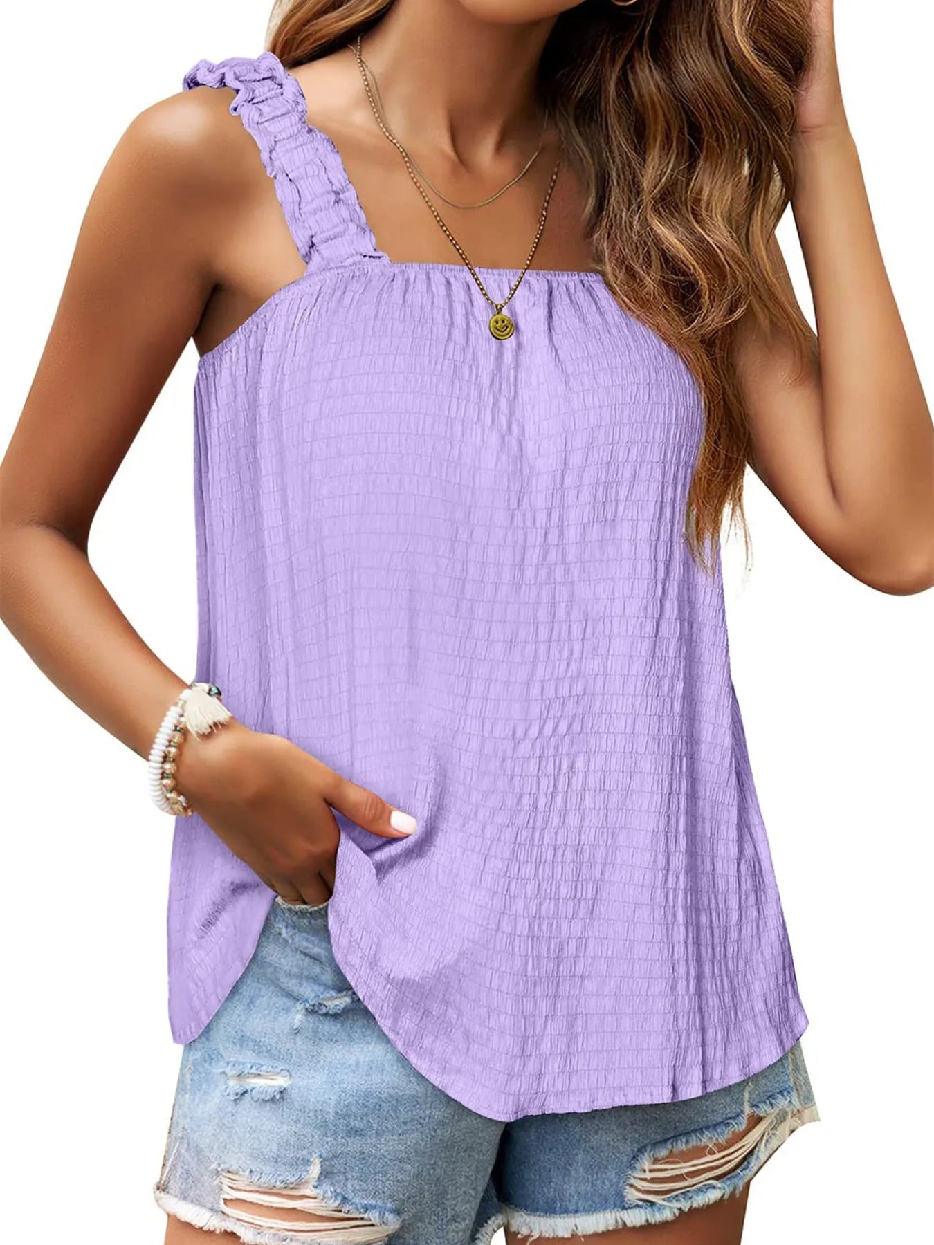 Square Neck Tank Top - Lookzlike
