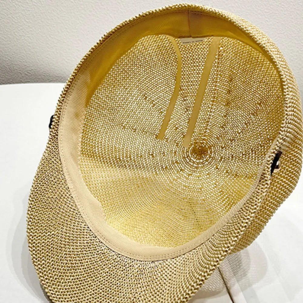 Straw Woven Buckle Hat - Lookzlike