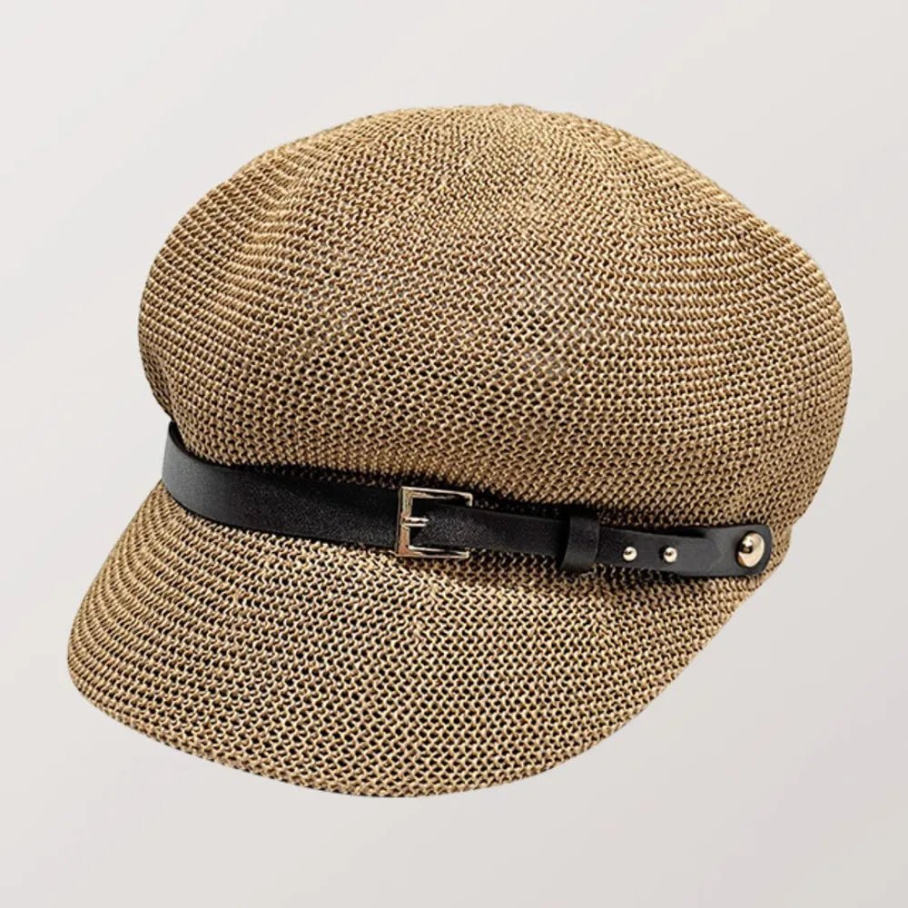 Straw Woven Buckle Hat - Lookzlike