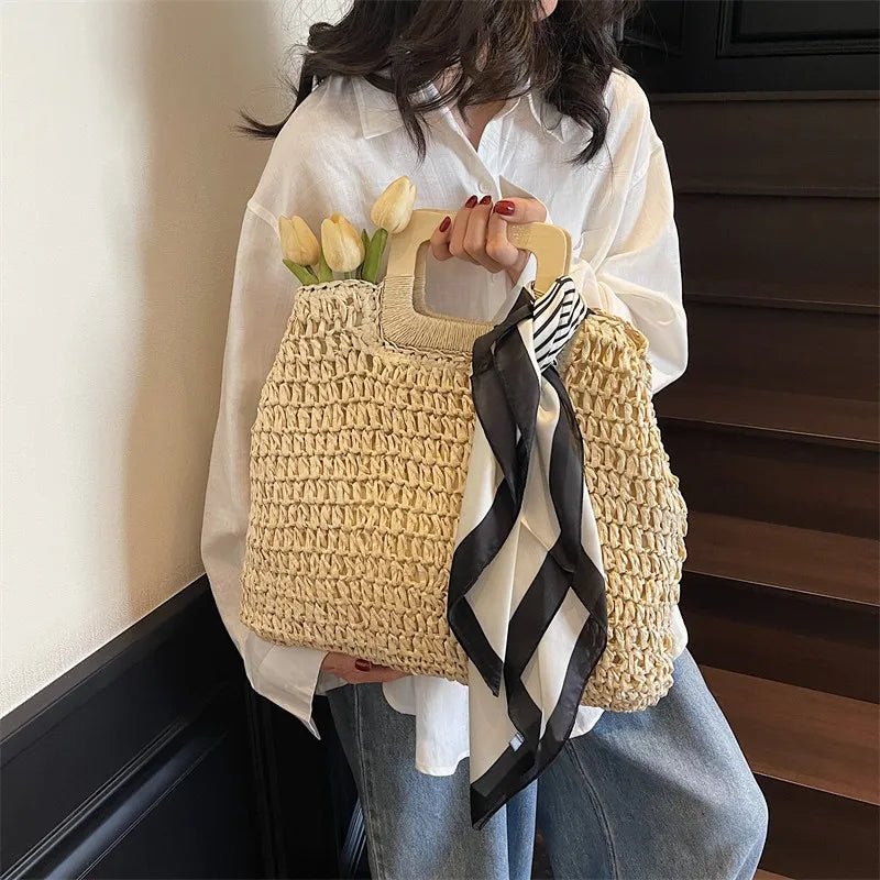 Straw Woven Handbag - Lookzlike