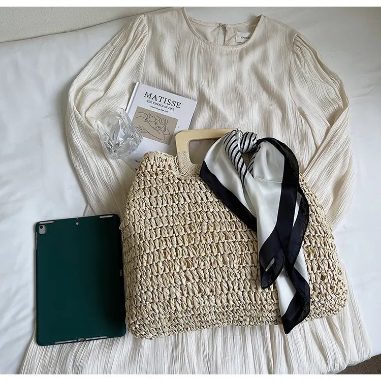 Straw Woven Handbag - Lookzlike