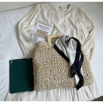 Straw Woven Handbag - Lookzlike