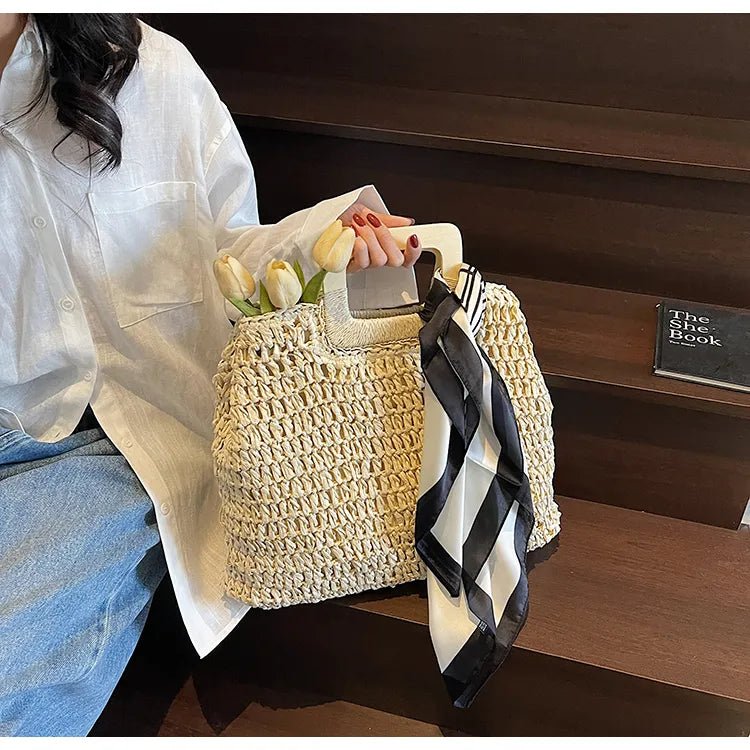 Straw Woven Handbag - Lookzlike