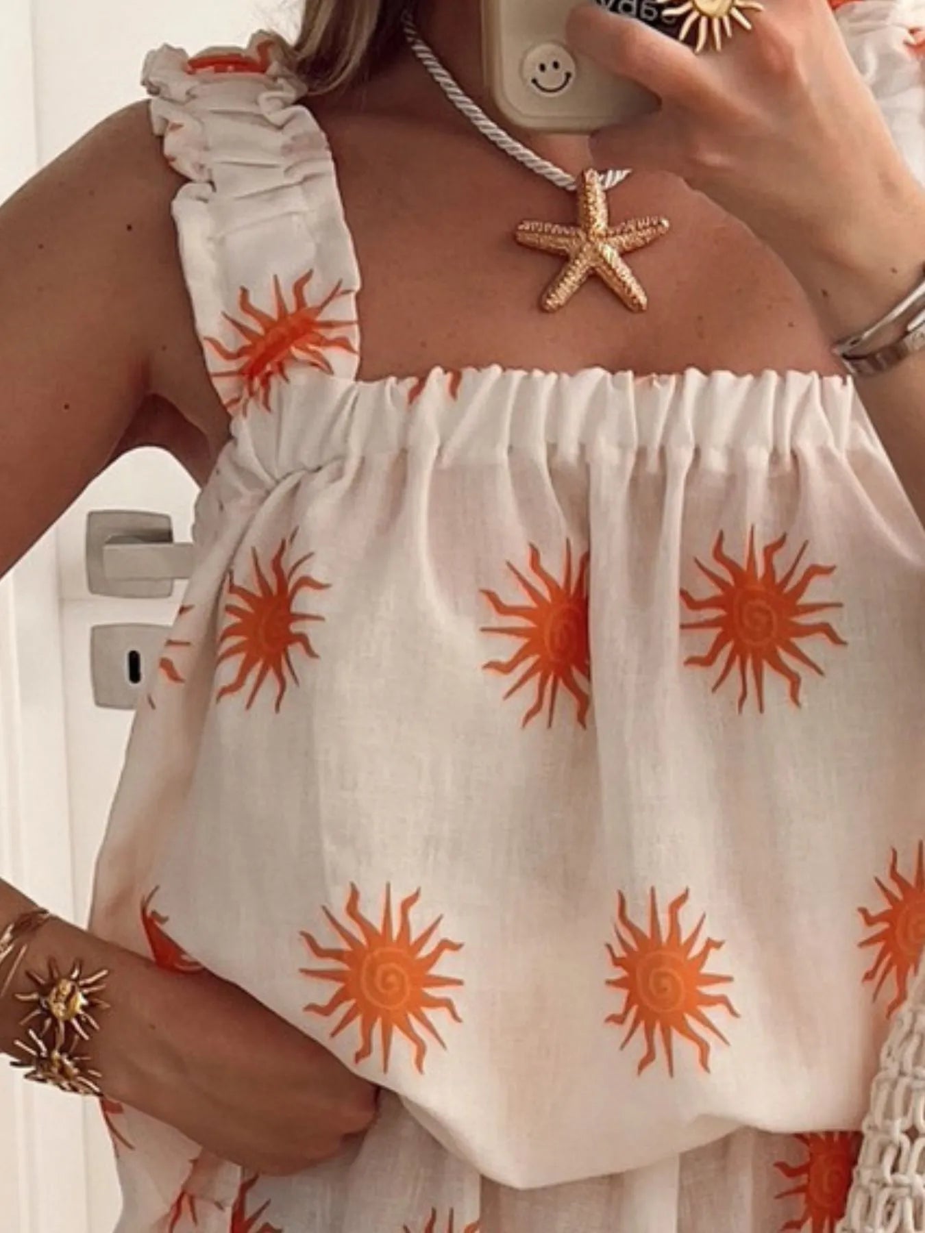 Striped Heart Cami Top and Shorts Set designed for comfort and style at Lookzlike