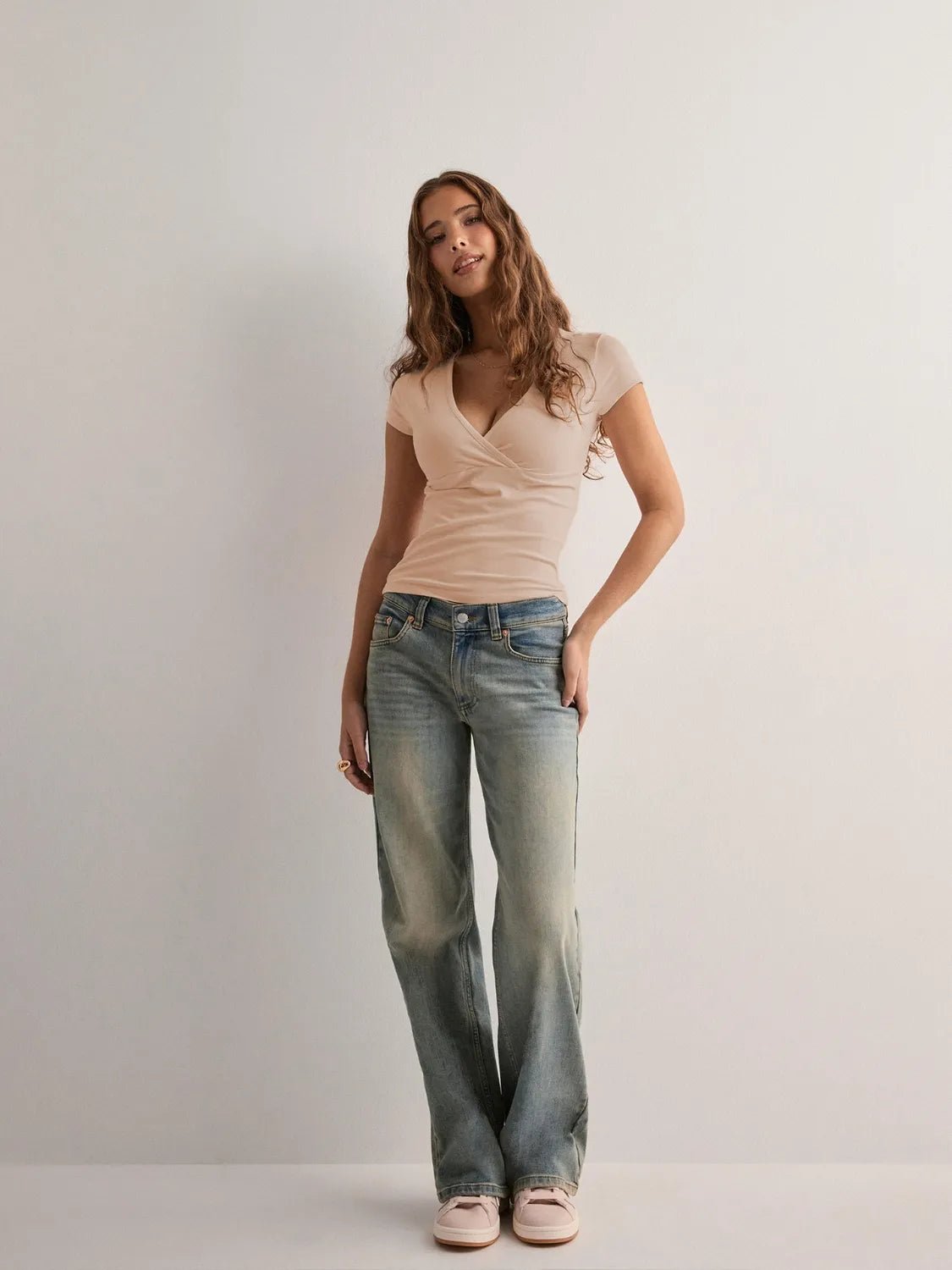 Surplice Short Sleeve T-Shirt - Lookzlike