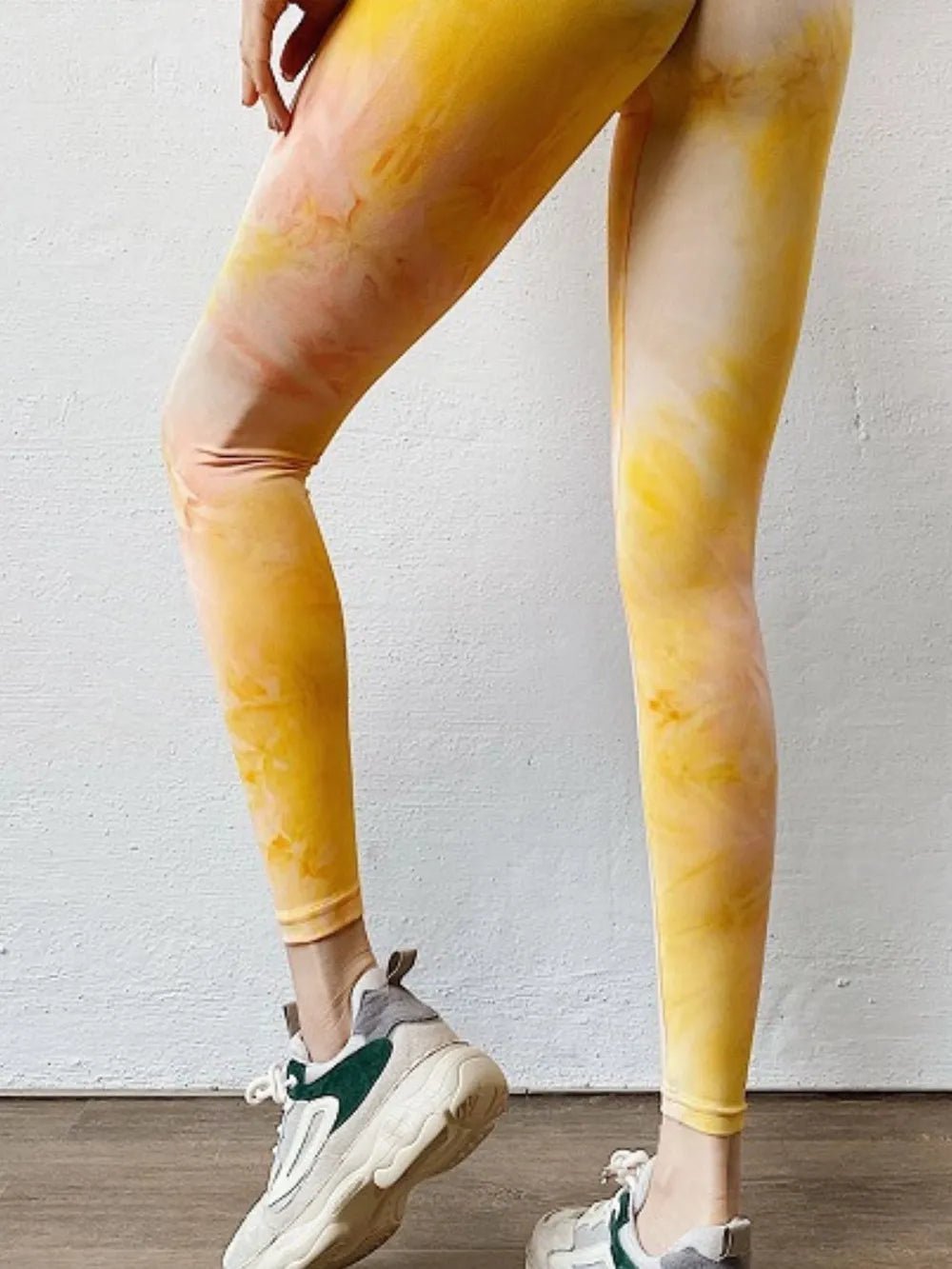 Tie-Dye High Waist Active Leggings - Lookzlike