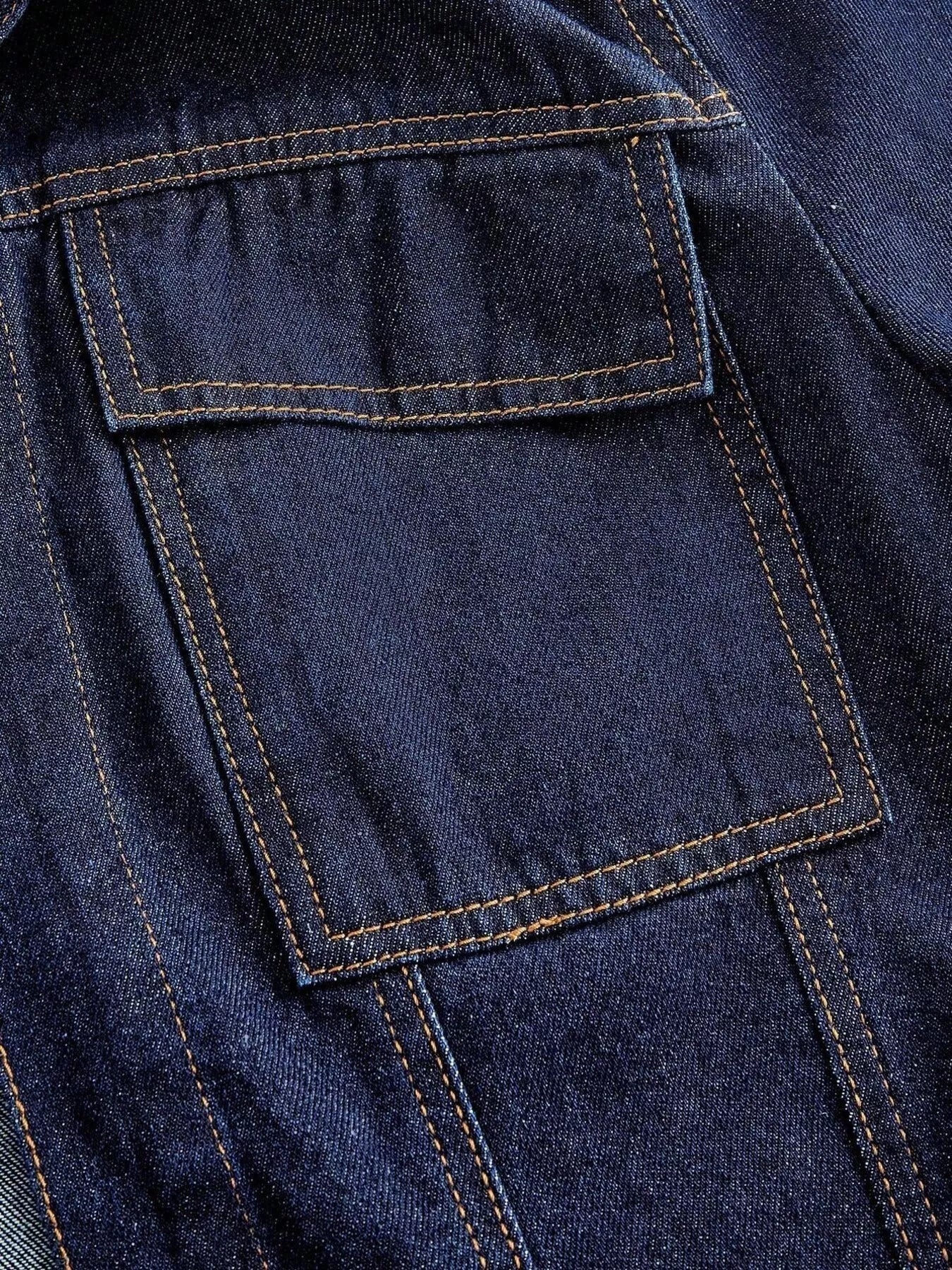 Tie Waist Long Sleeve Denim Jacket designed for comfort and style at Lookzlike