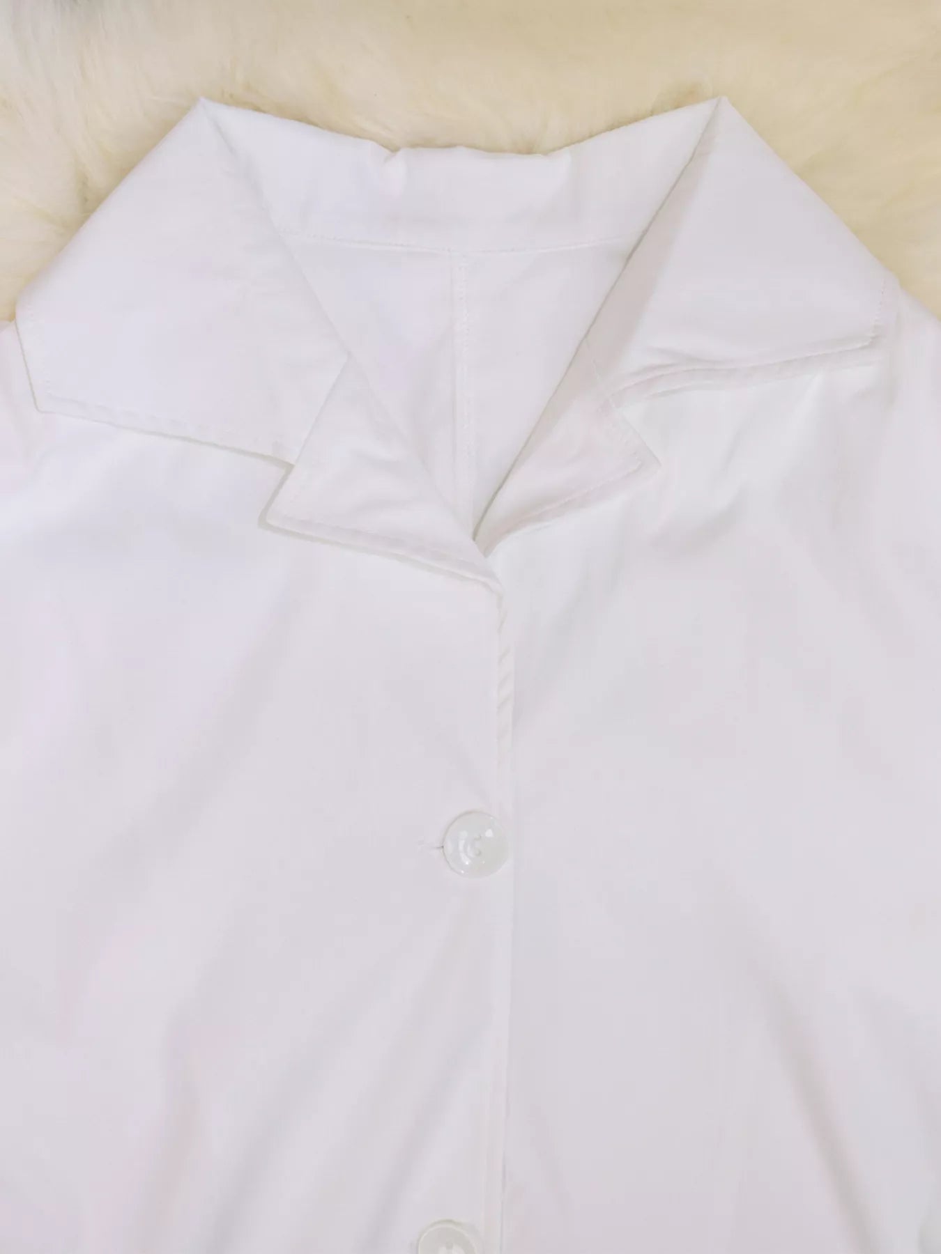 Tie Waist Midi Shirt Dress designed for comfort and style at Lookzlike