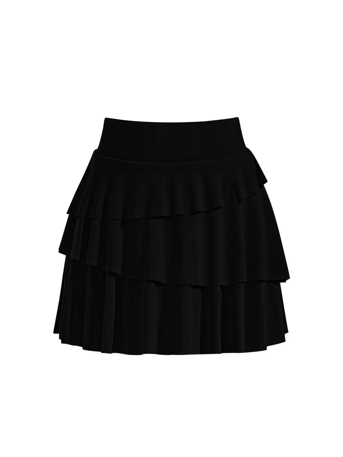 Tiered Ruffle Active Skort - Lookzlike