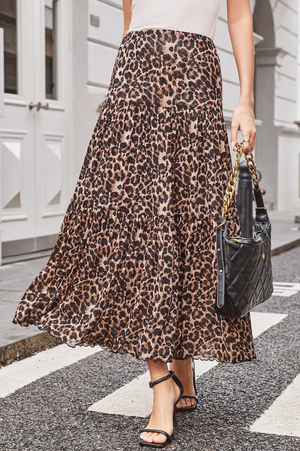 Two Way Wear Printed Skirt - Lookzlike